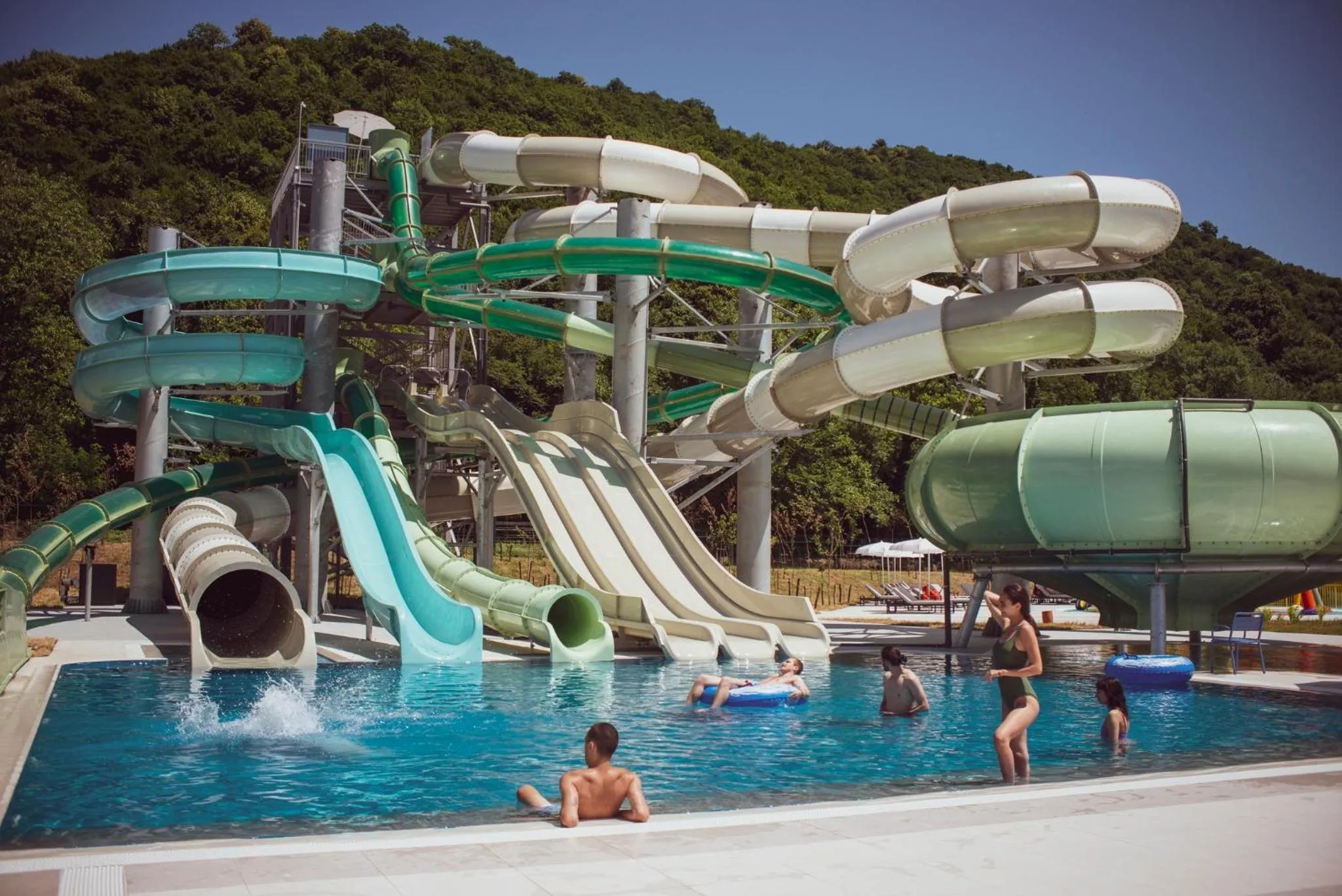 Aqua park in Lopota Lake Resort & Spa