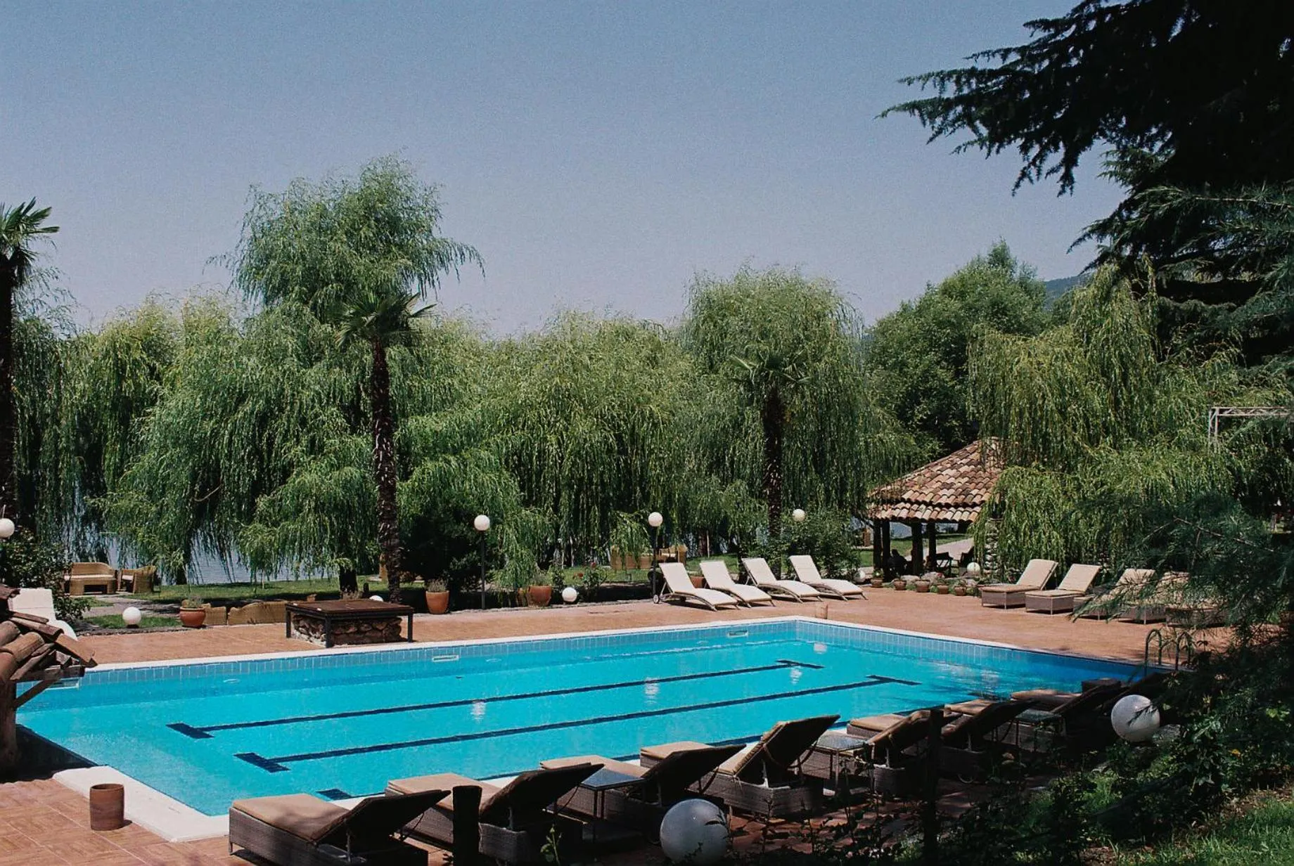 Swimming pool in Lopota Lake Resort & Spa