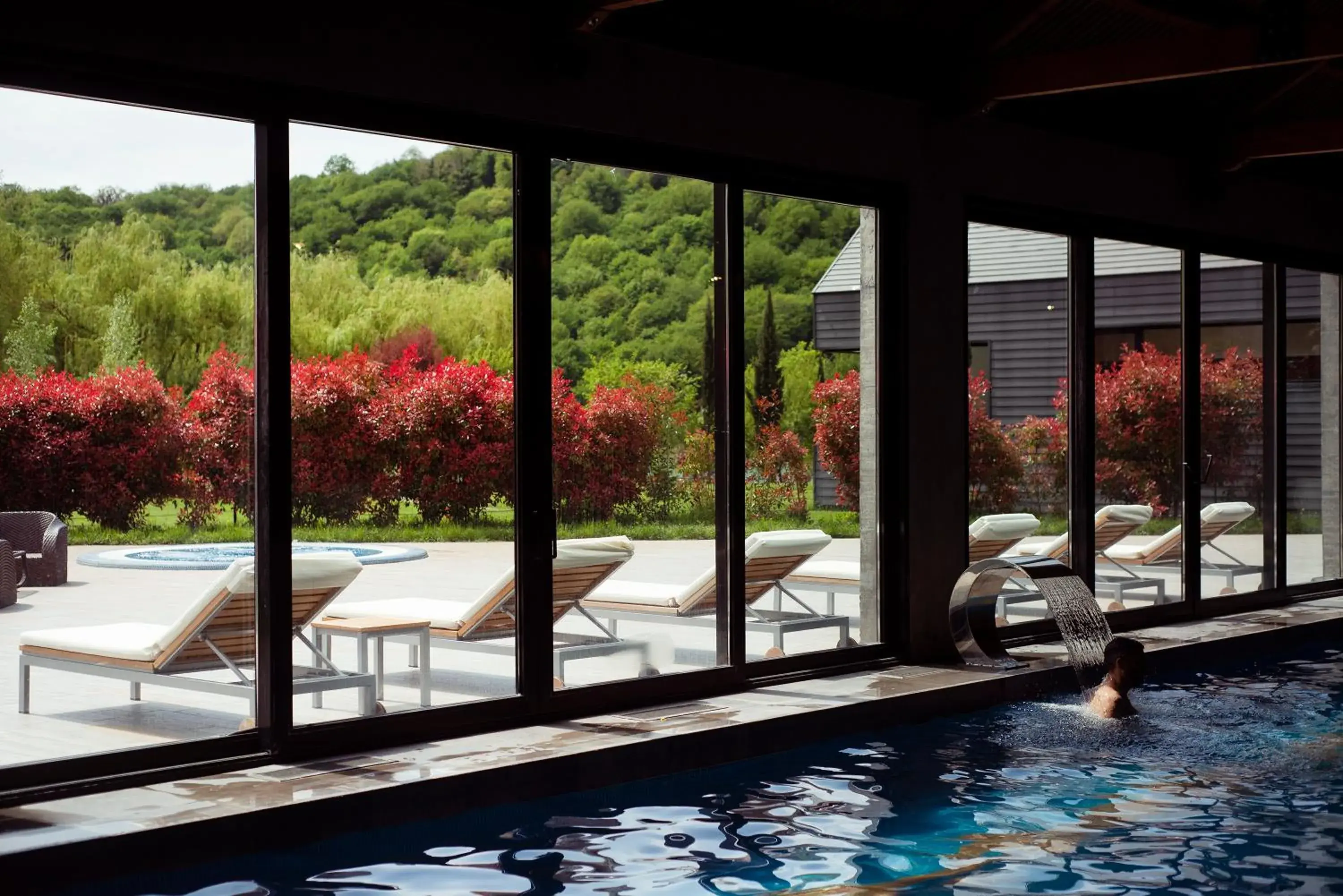 Swimming pool in Lopota Lake Resort & Spa Swimming pool in Lopota Lake Resort & Spa