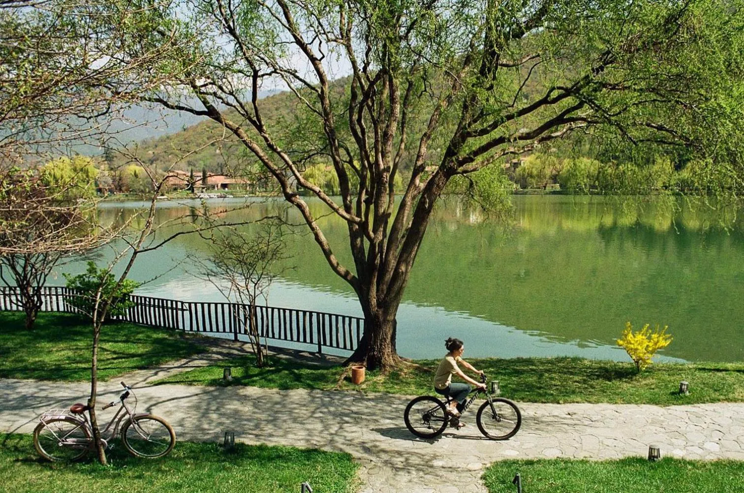 Cycling in Lopota Lake Resort & Spa