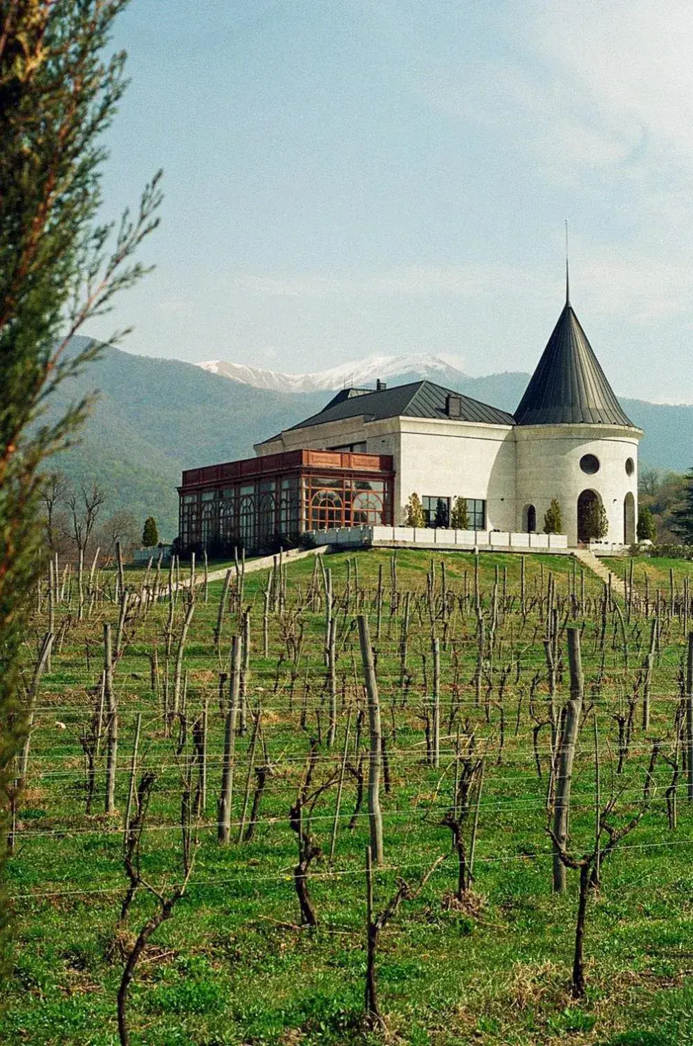 Property building in Lopota Lake Resort & Spa Property building in Lopota Lake Resort & Spa