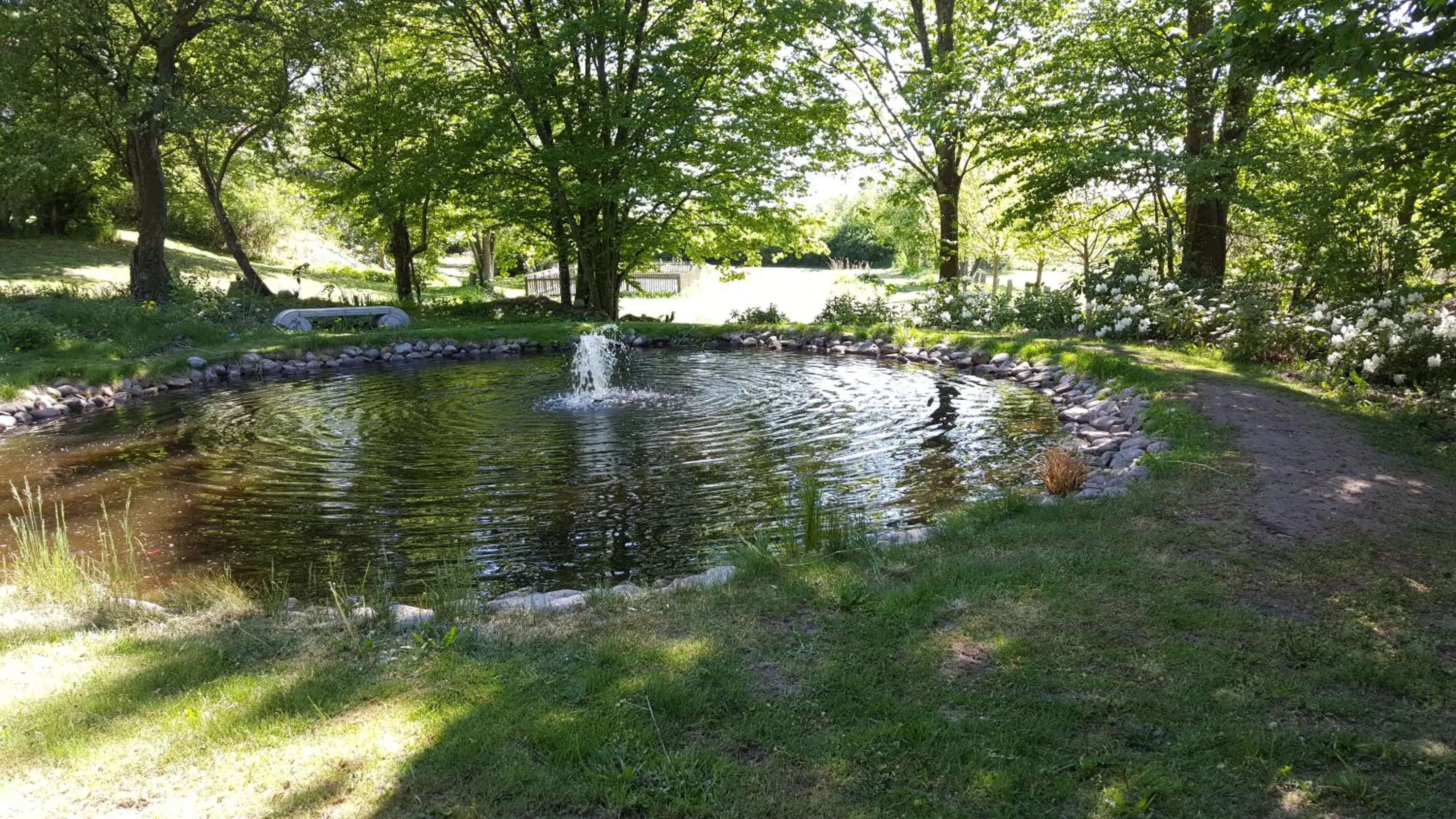Garden in Hoby Gård B&B