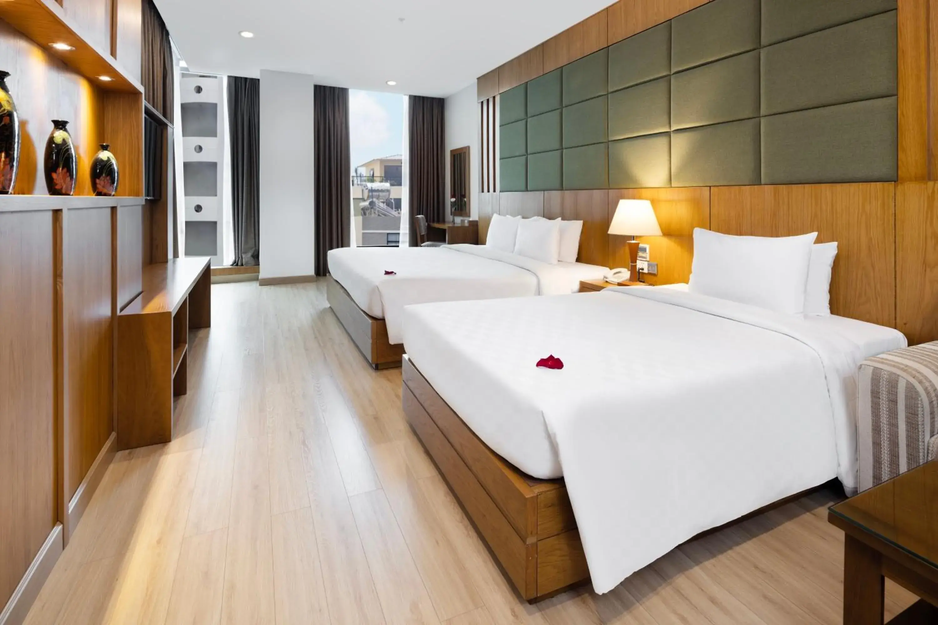 Family Suite 03 pax with City View and daily afternoon tea in Eden Star Saigon Hotel Family Suite 03 pax with City View and daily afternoon tea in Eden Star Saigon Hotel