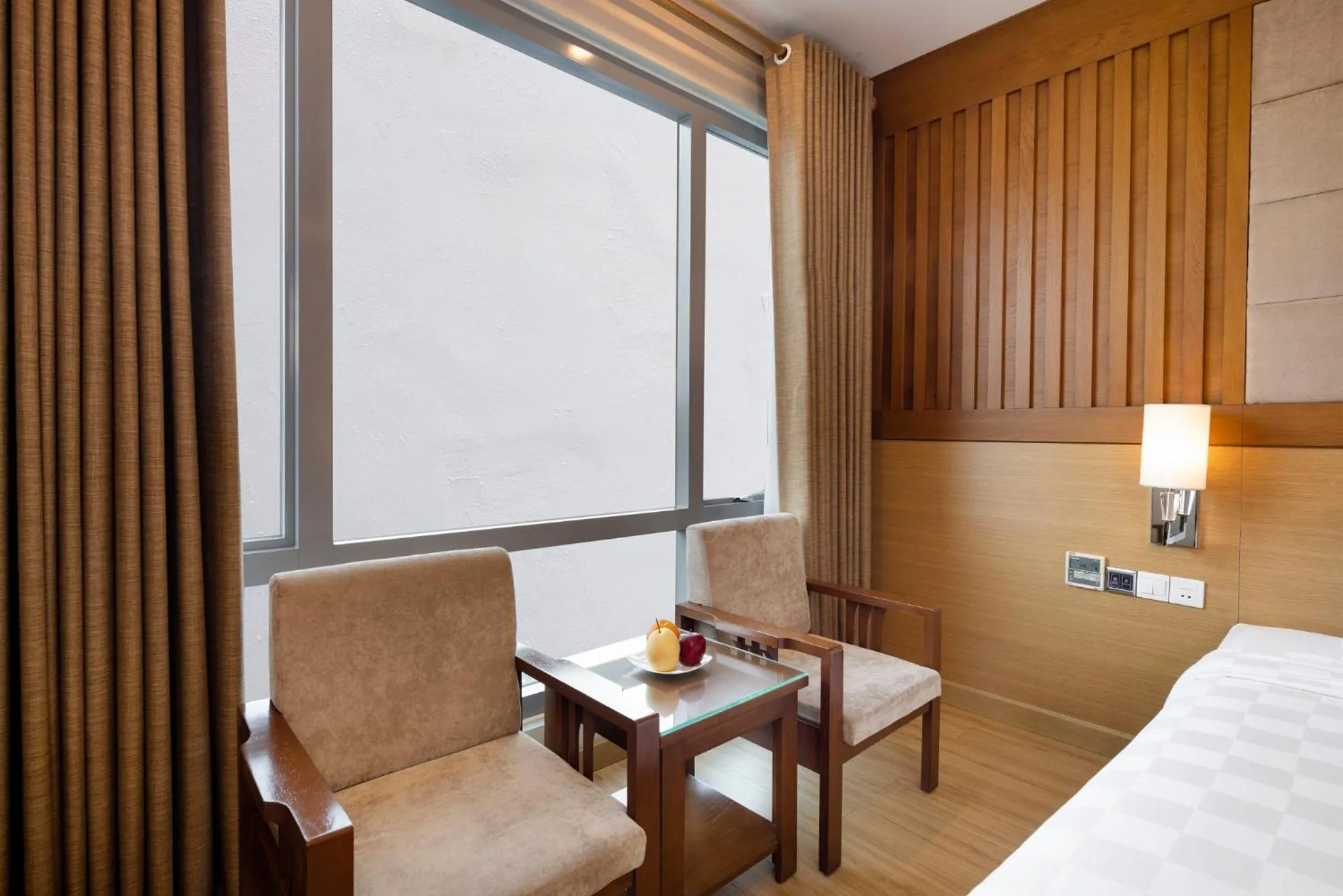 View (from property/room), Bed in Eden Star Saigon Hotel