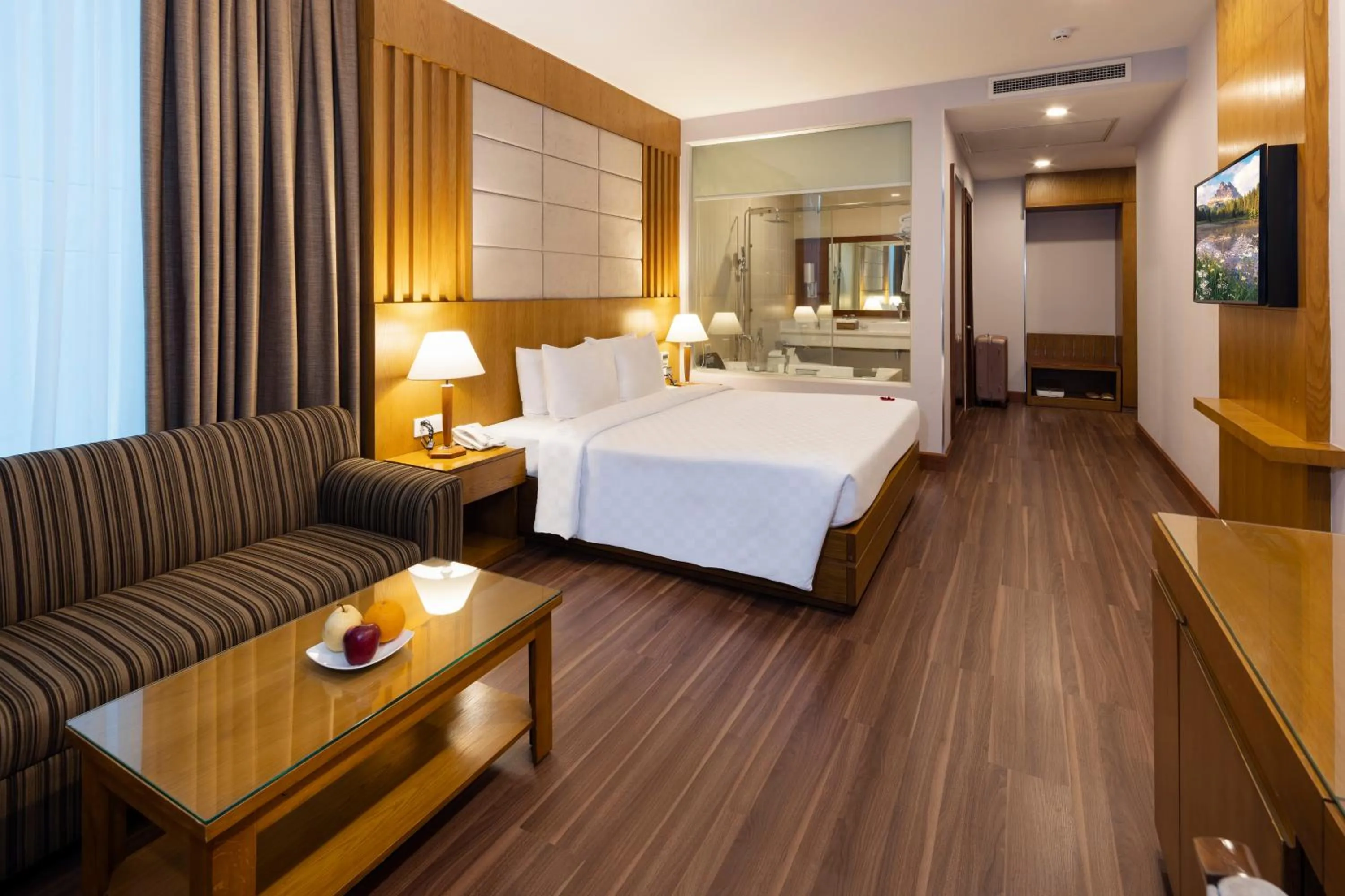 Bedroom, Bed in Eden Star Saigon Hotel