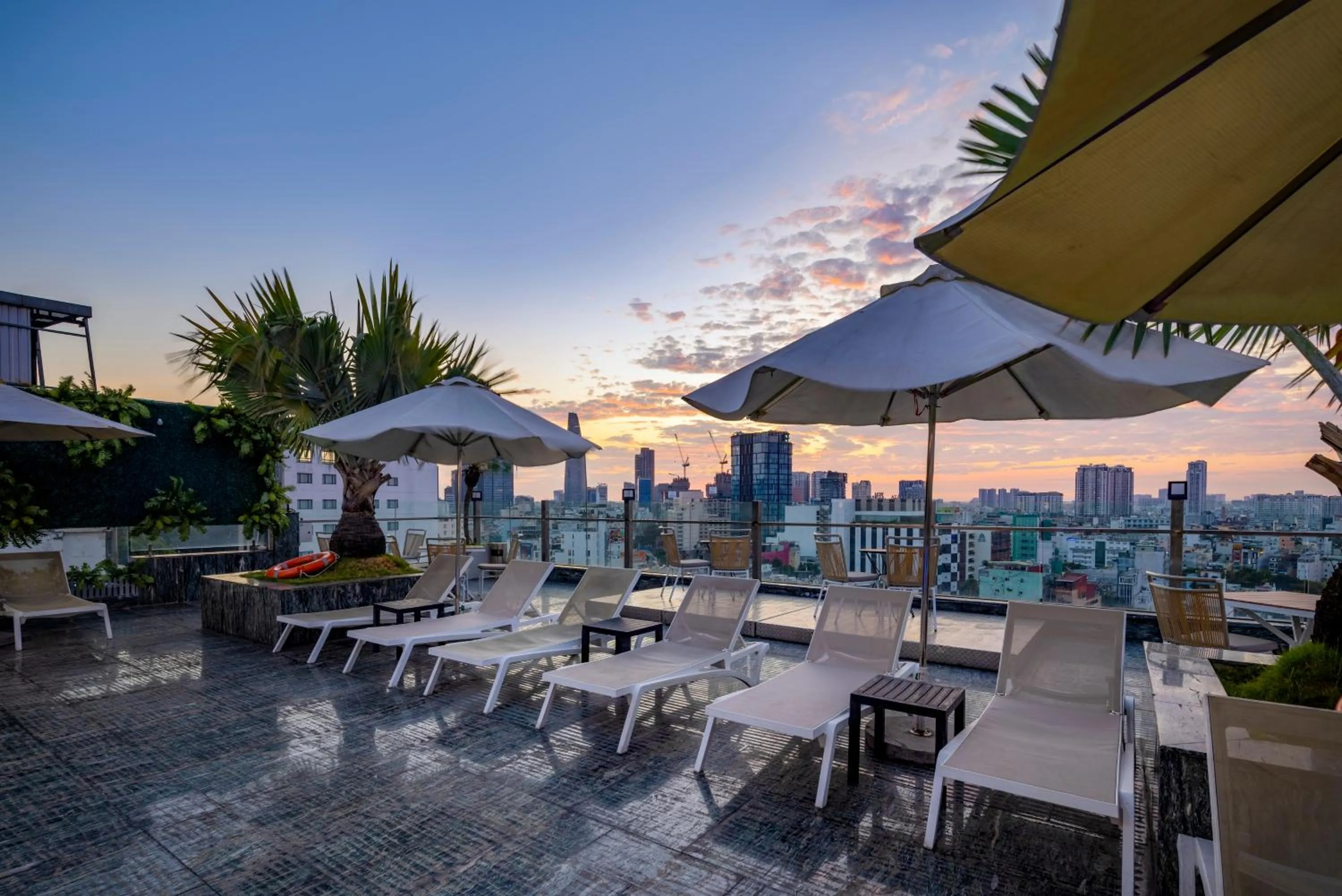 Swimming pool in Eden Star Saigon Hotel