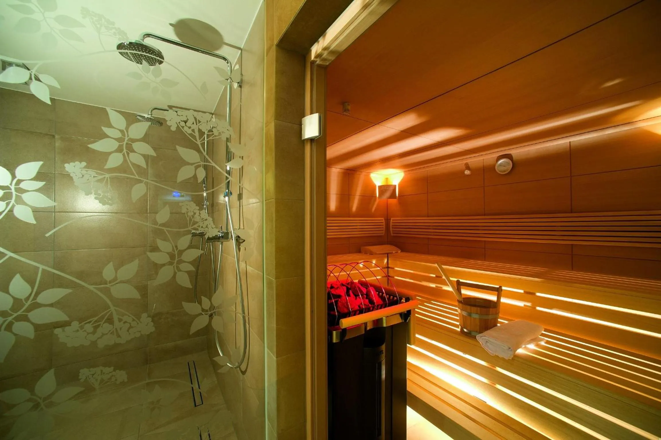 Sauna in Hotel Holunderhof