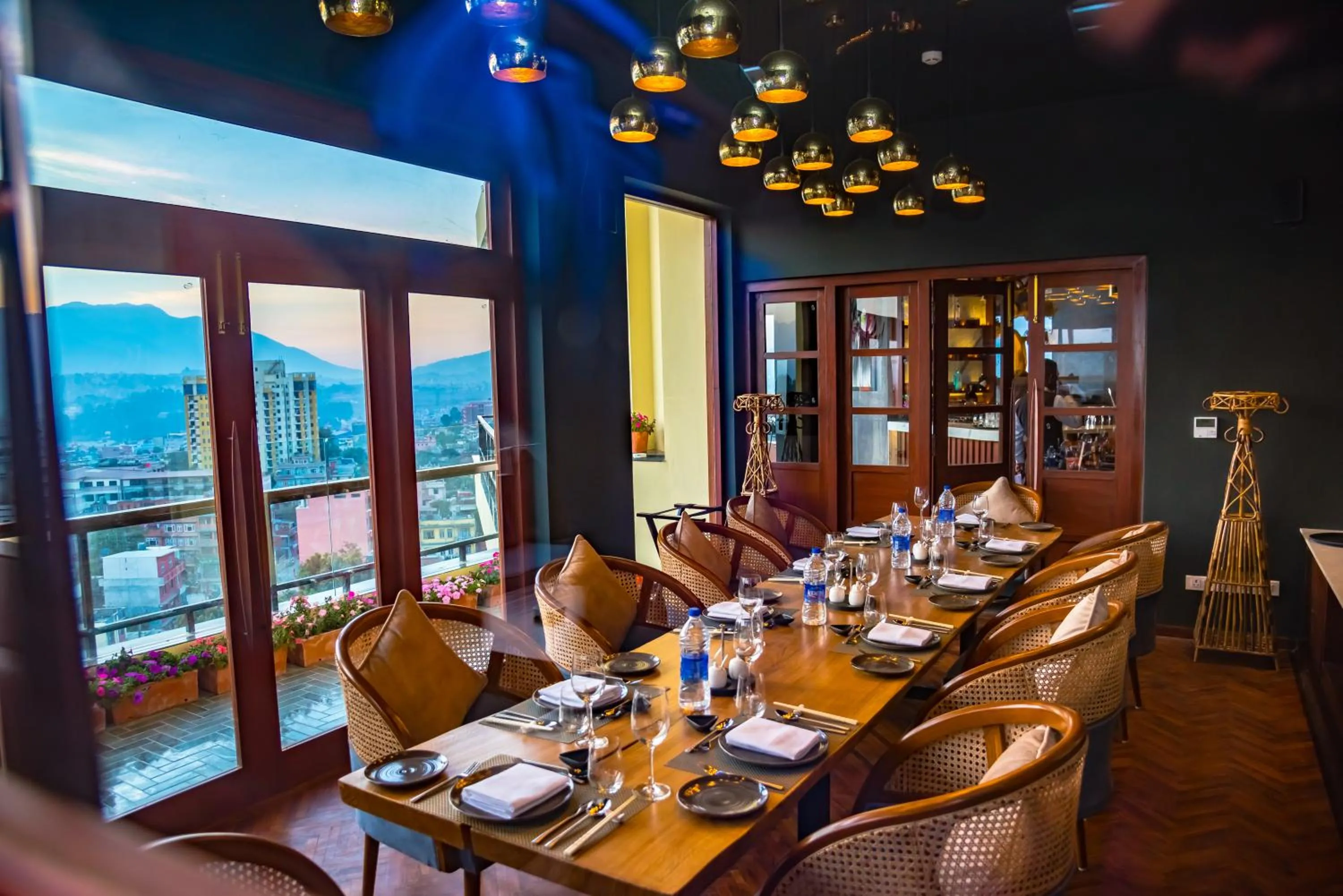 Dining area in Vivanta Kathmandu