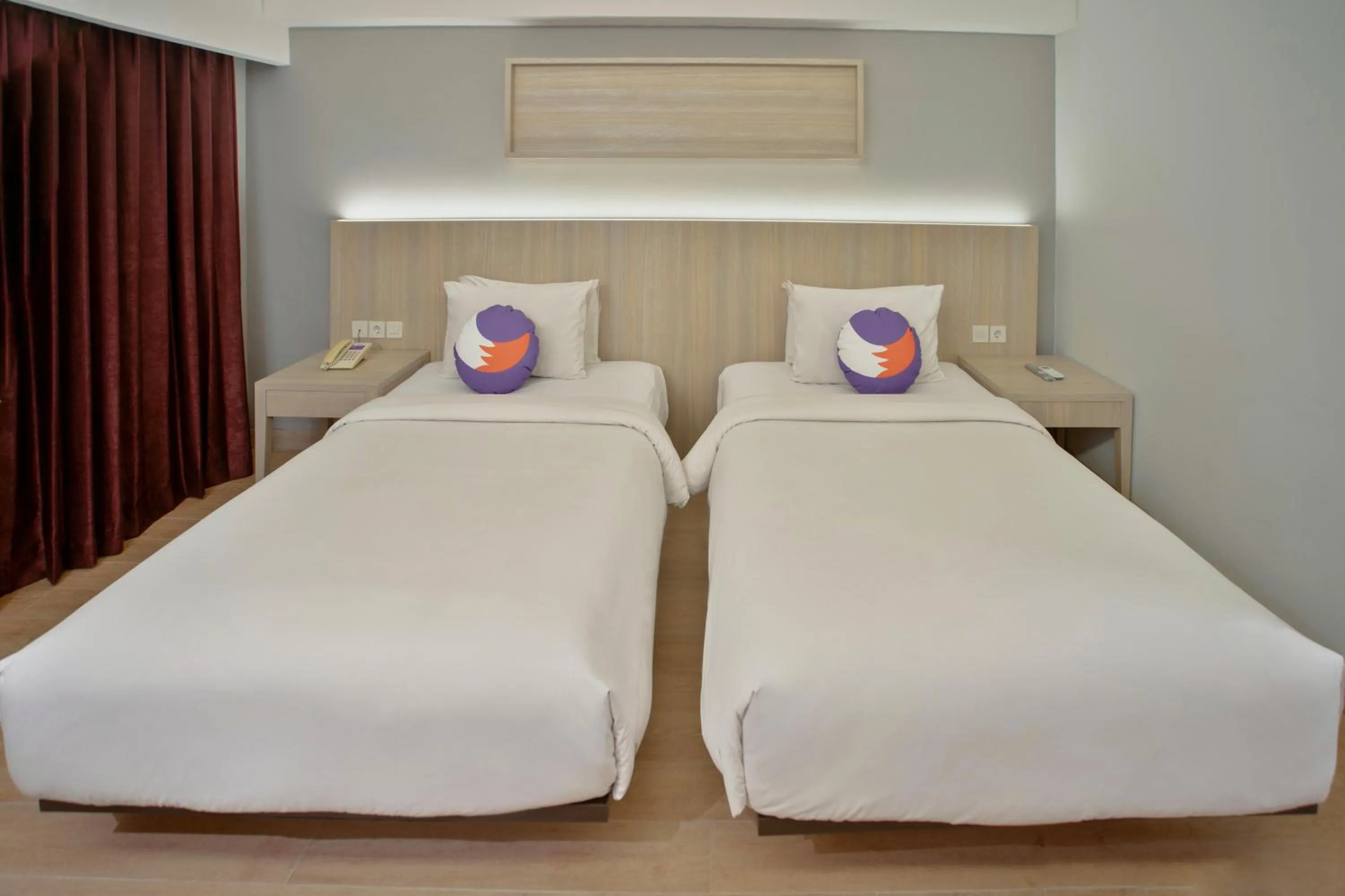 Bed in FOX Hotel Gorontalo