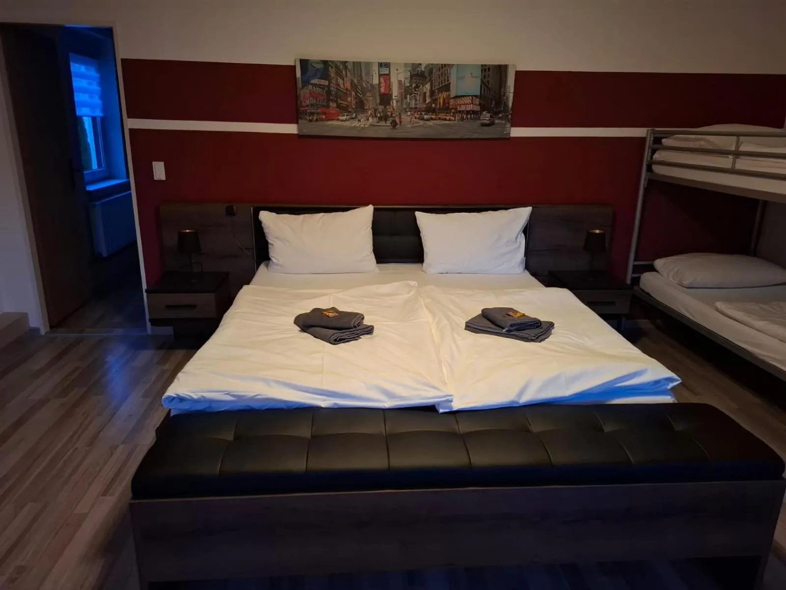 Bed in Hotel Garni Krone