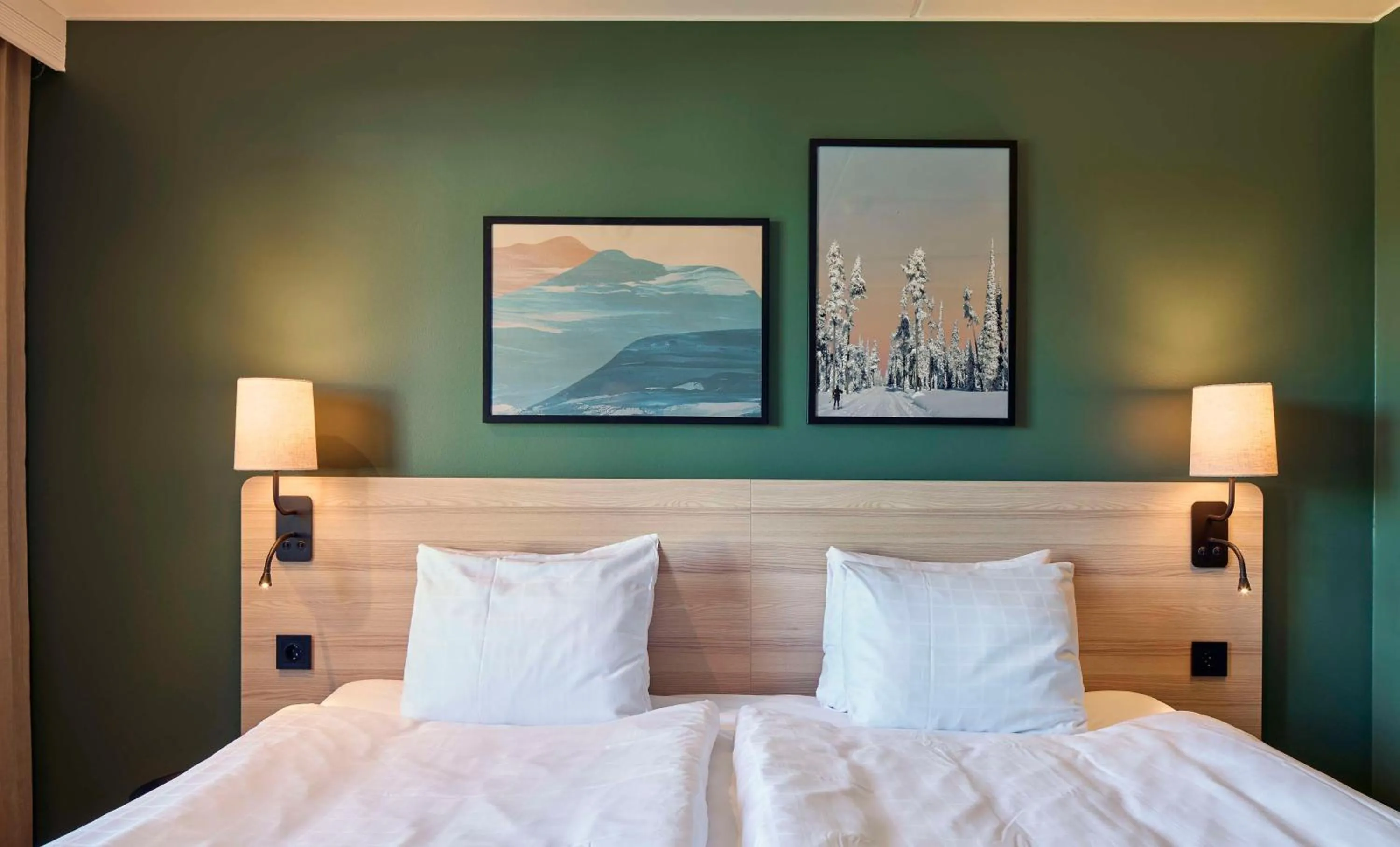 Bedroom, Bed in Scandic Bollnäs