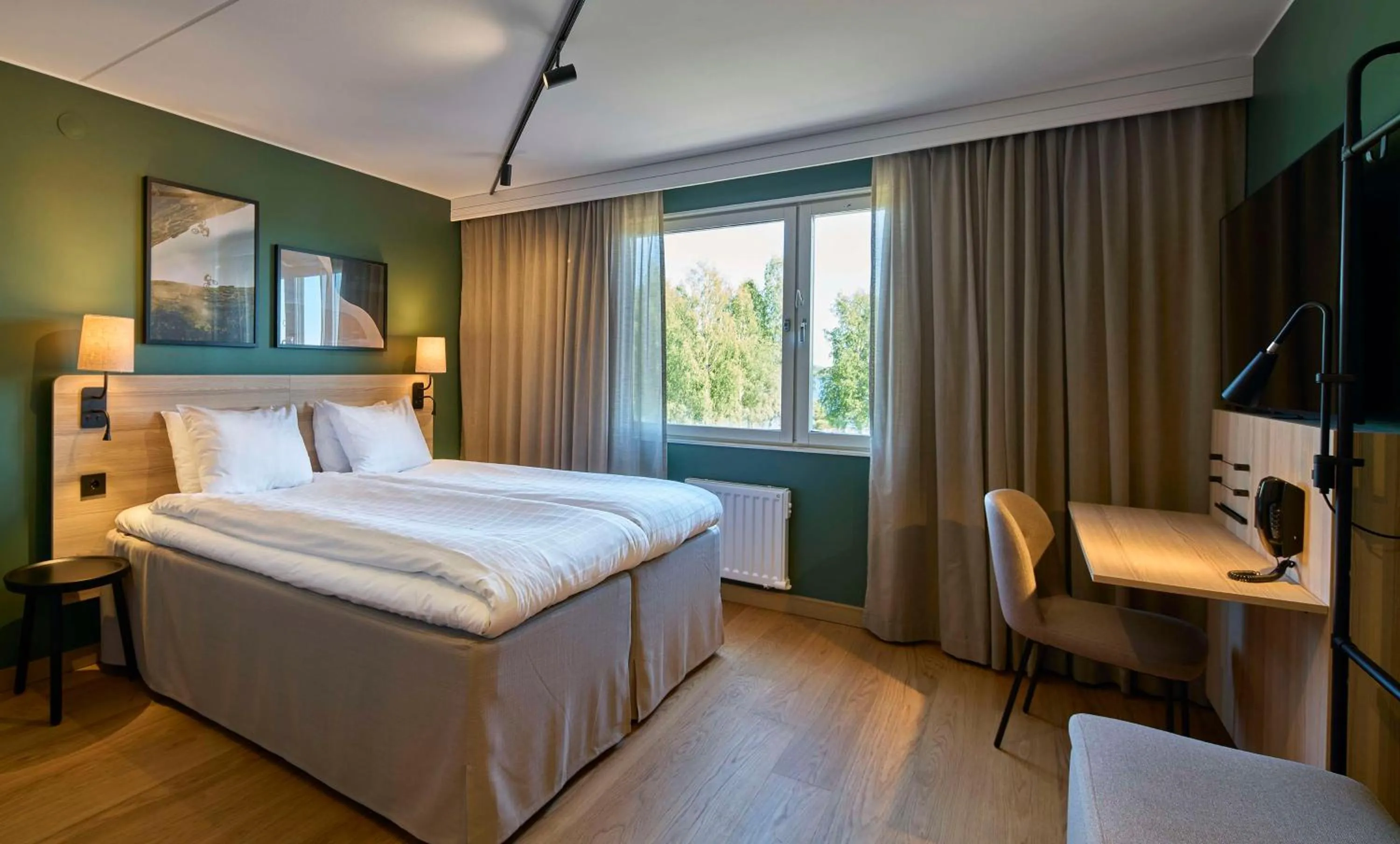 Bedroom, Bed in Scandic Bollnäs