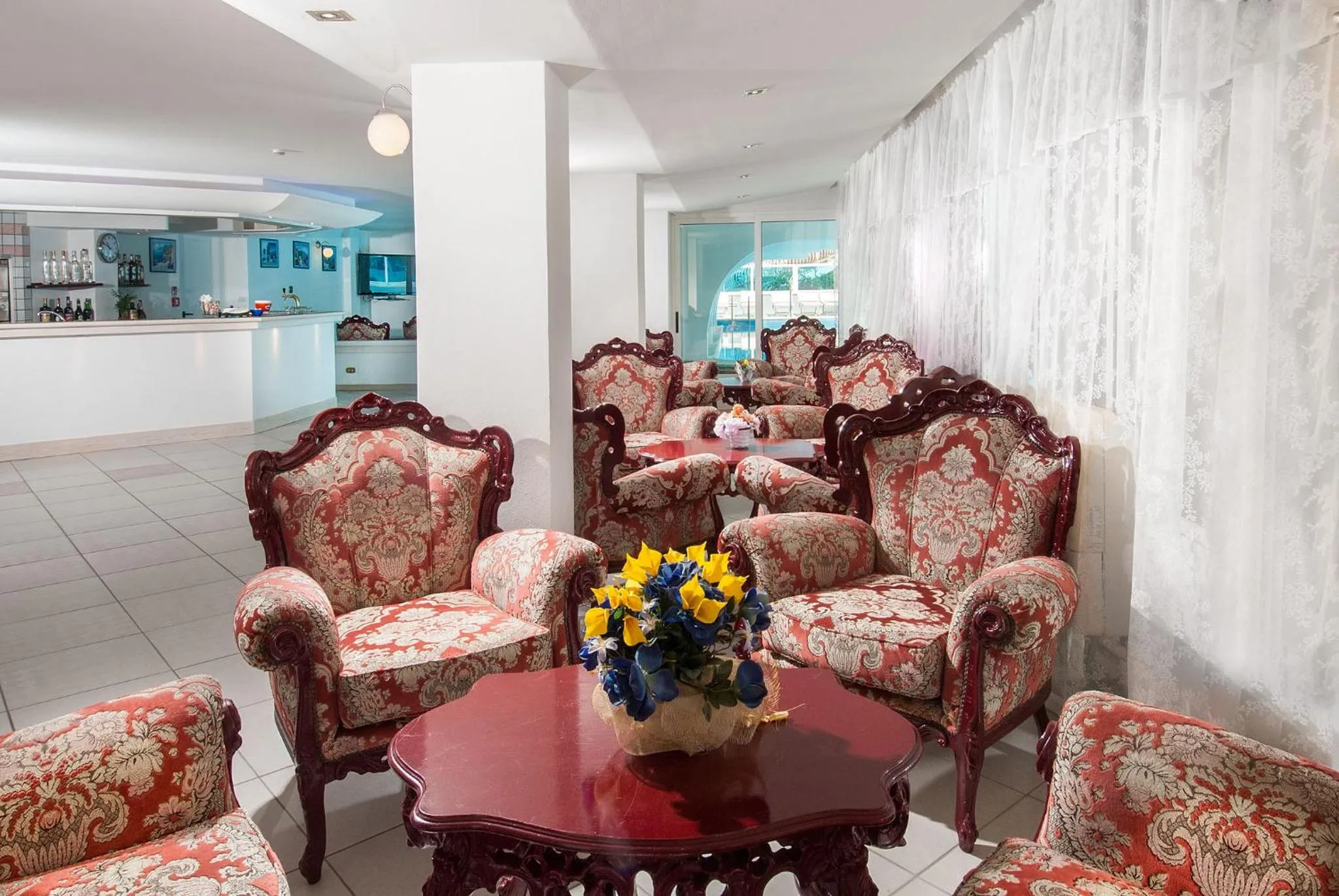 Lobby or reception in Hotel Mayflower