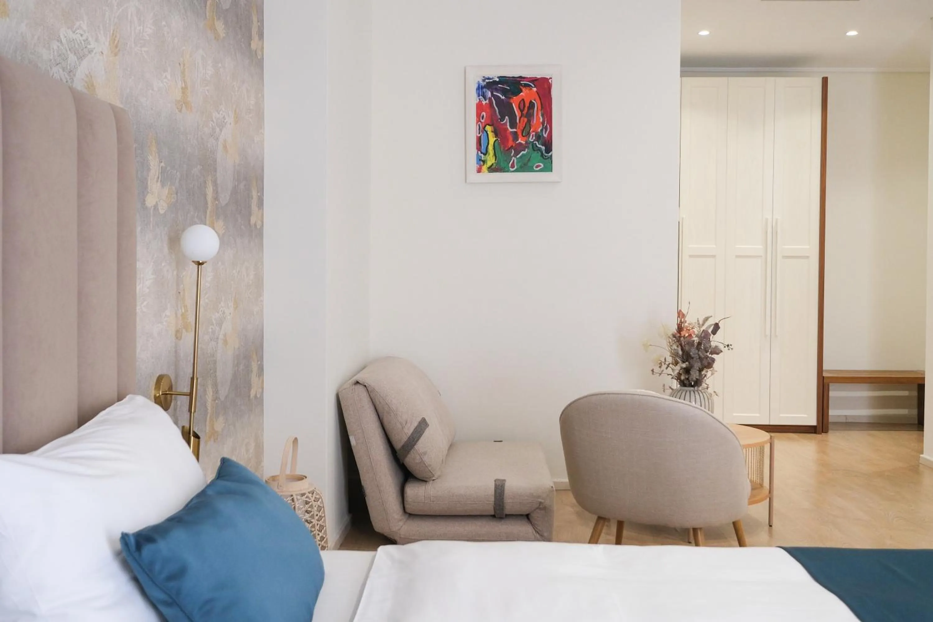 Bedroom, Bed in Golden City Hotel , Tirana