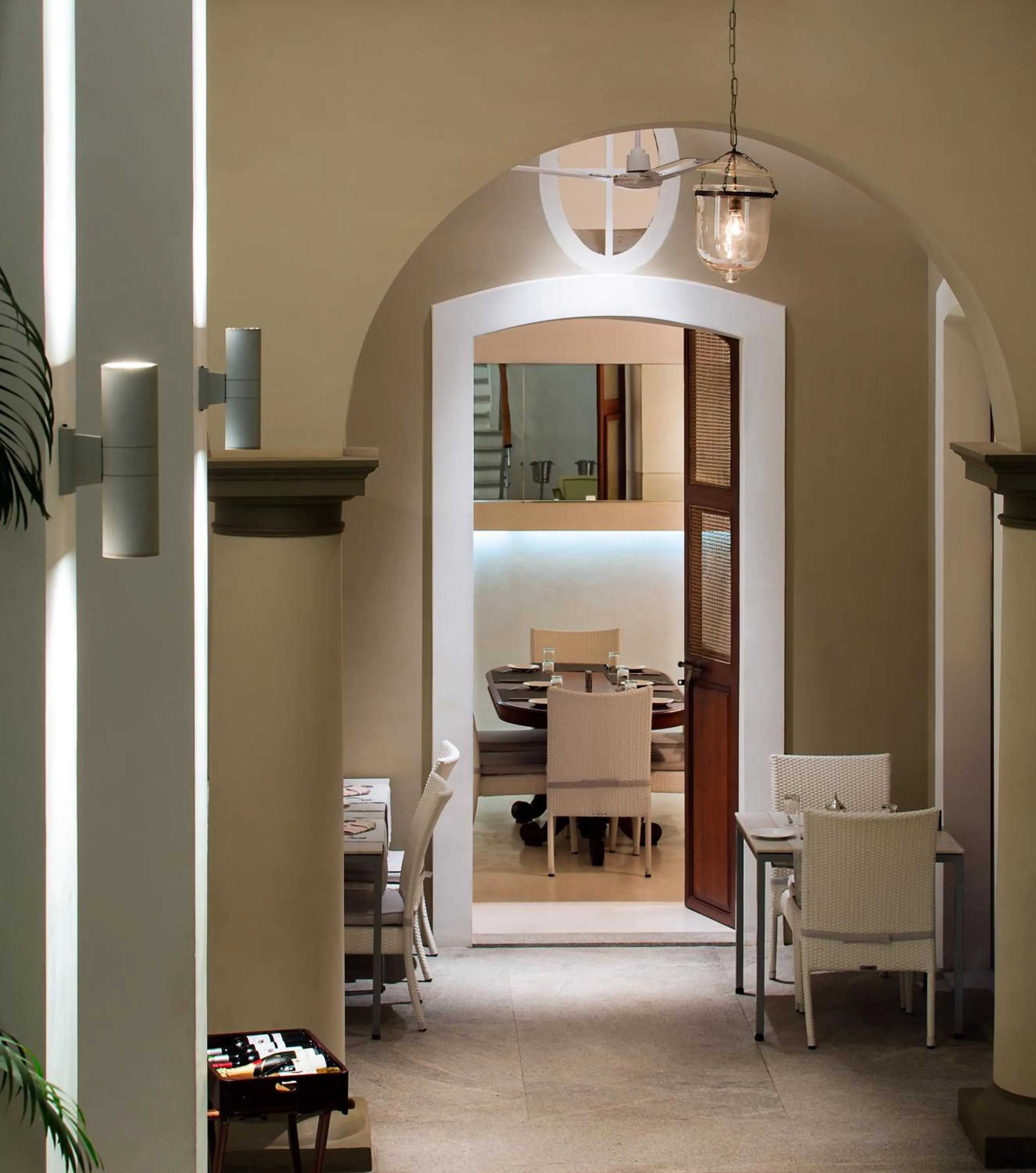 Dining area in Villa Shanti - Heritage Hotel for Foodies