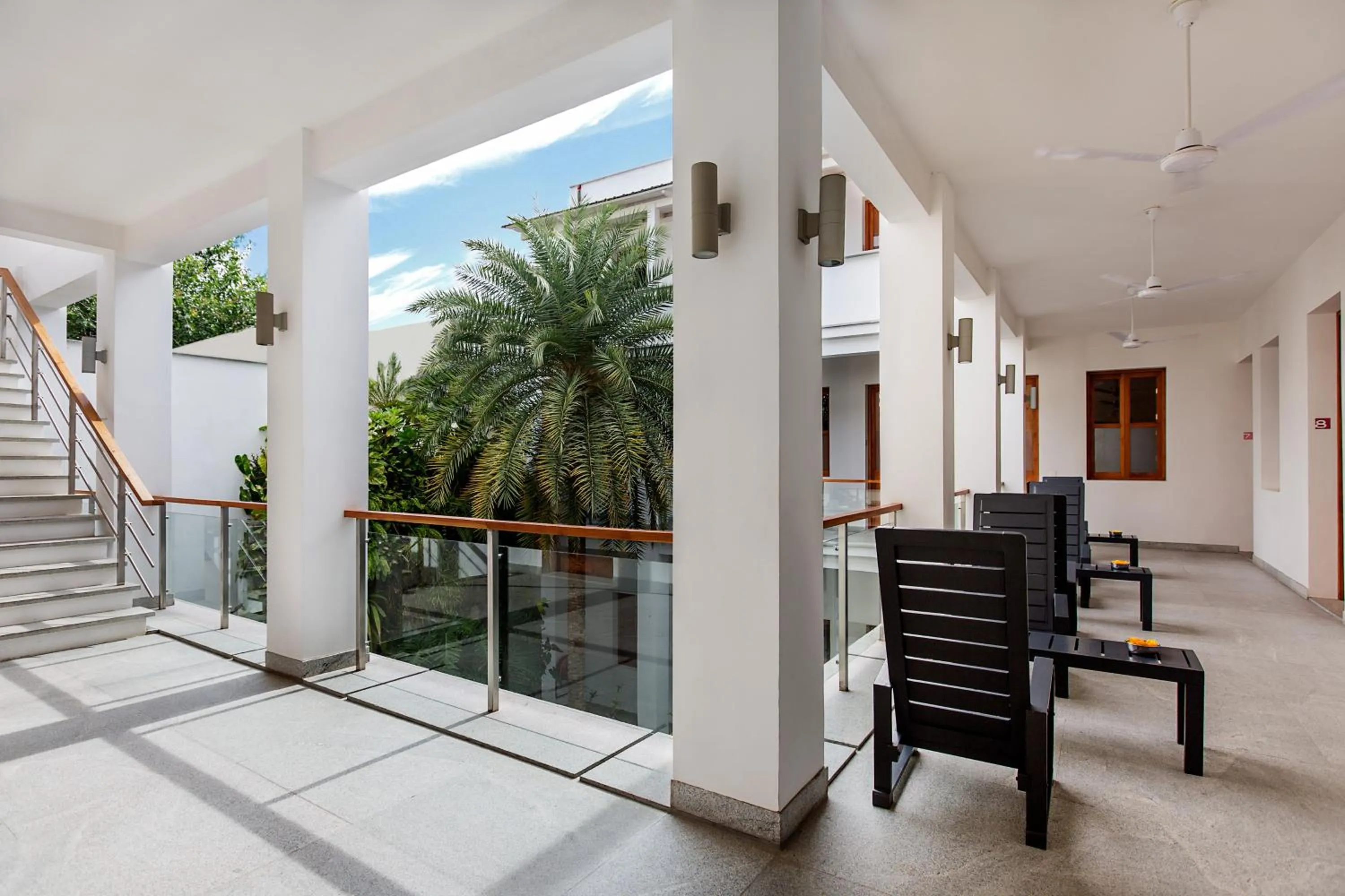 Patio in Villa Shanti - Heritage Hotel for Foodies