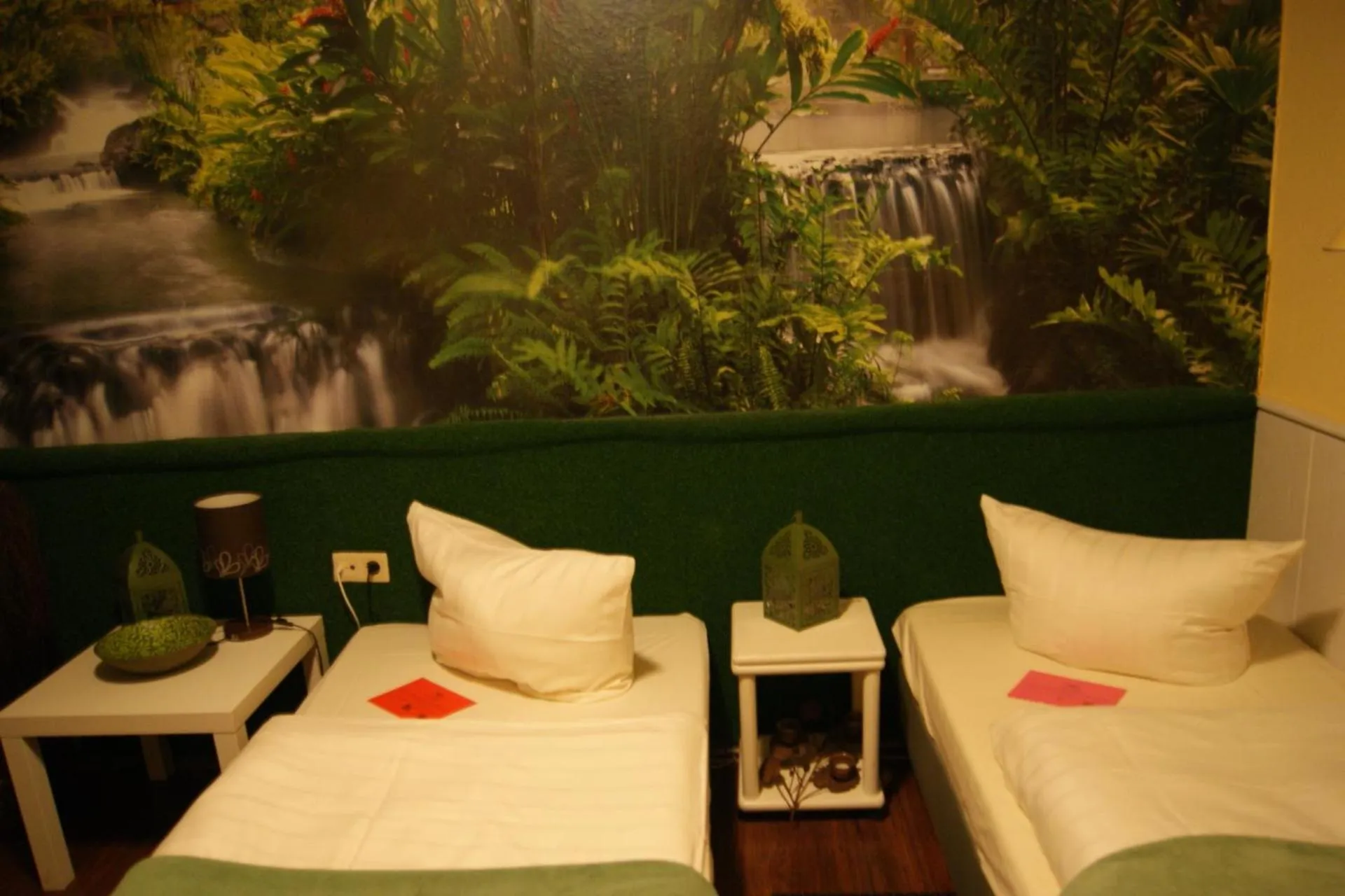 Decorative detail, Bed in Hotel Papendoor