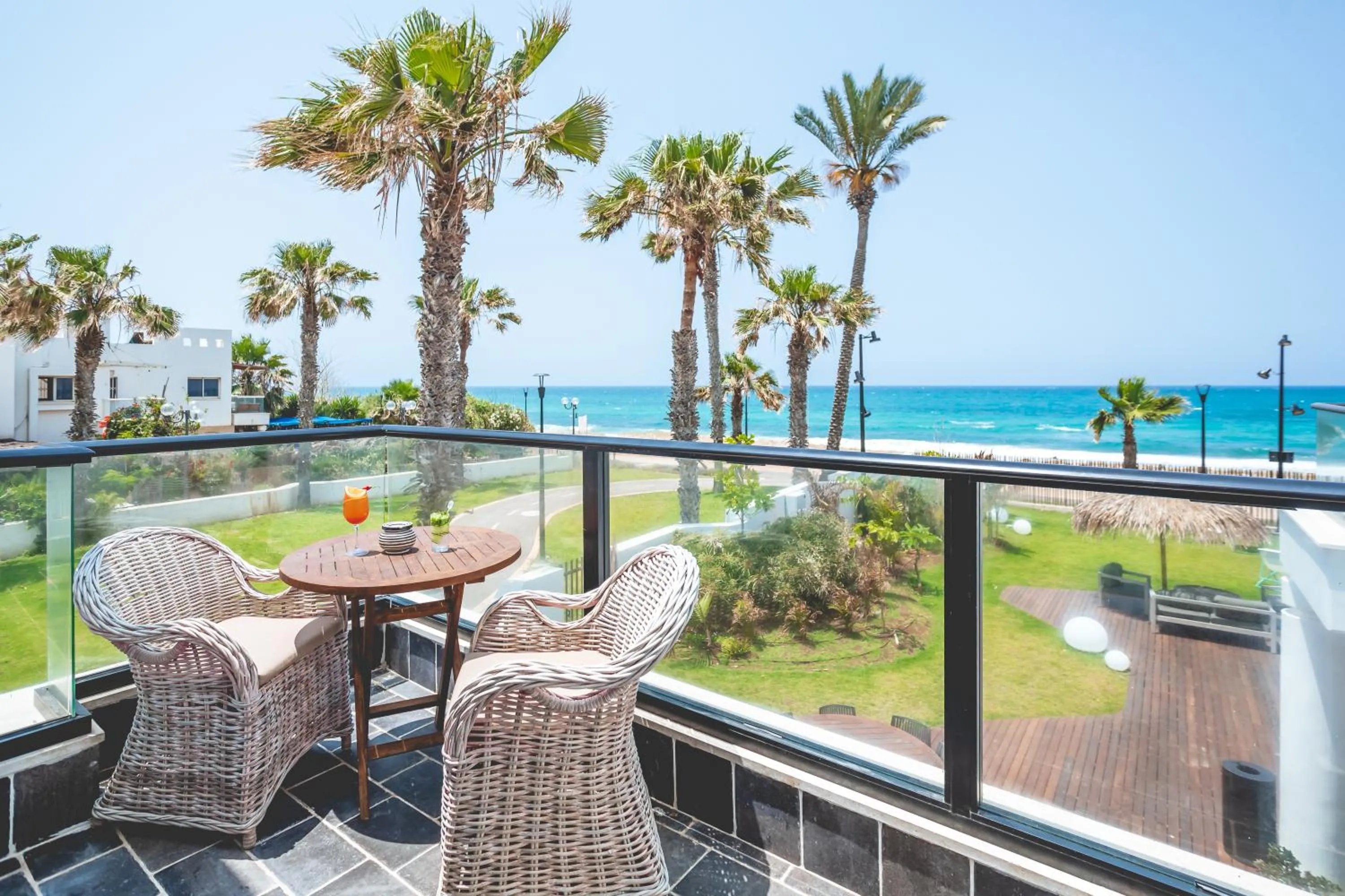 Balcony/Terrace in Jacob Sea Life Nahariya