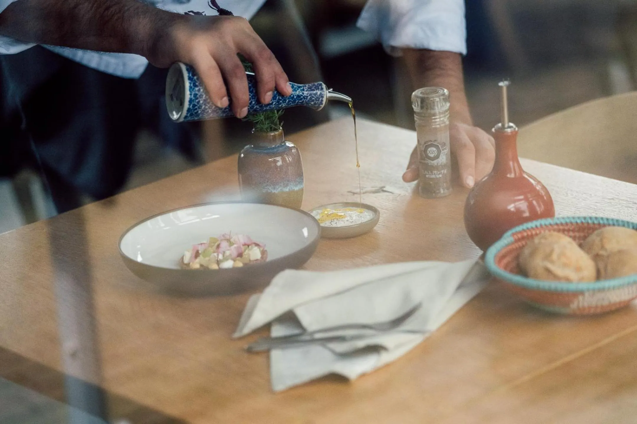 Dinner in LUDIEK eten en slapen