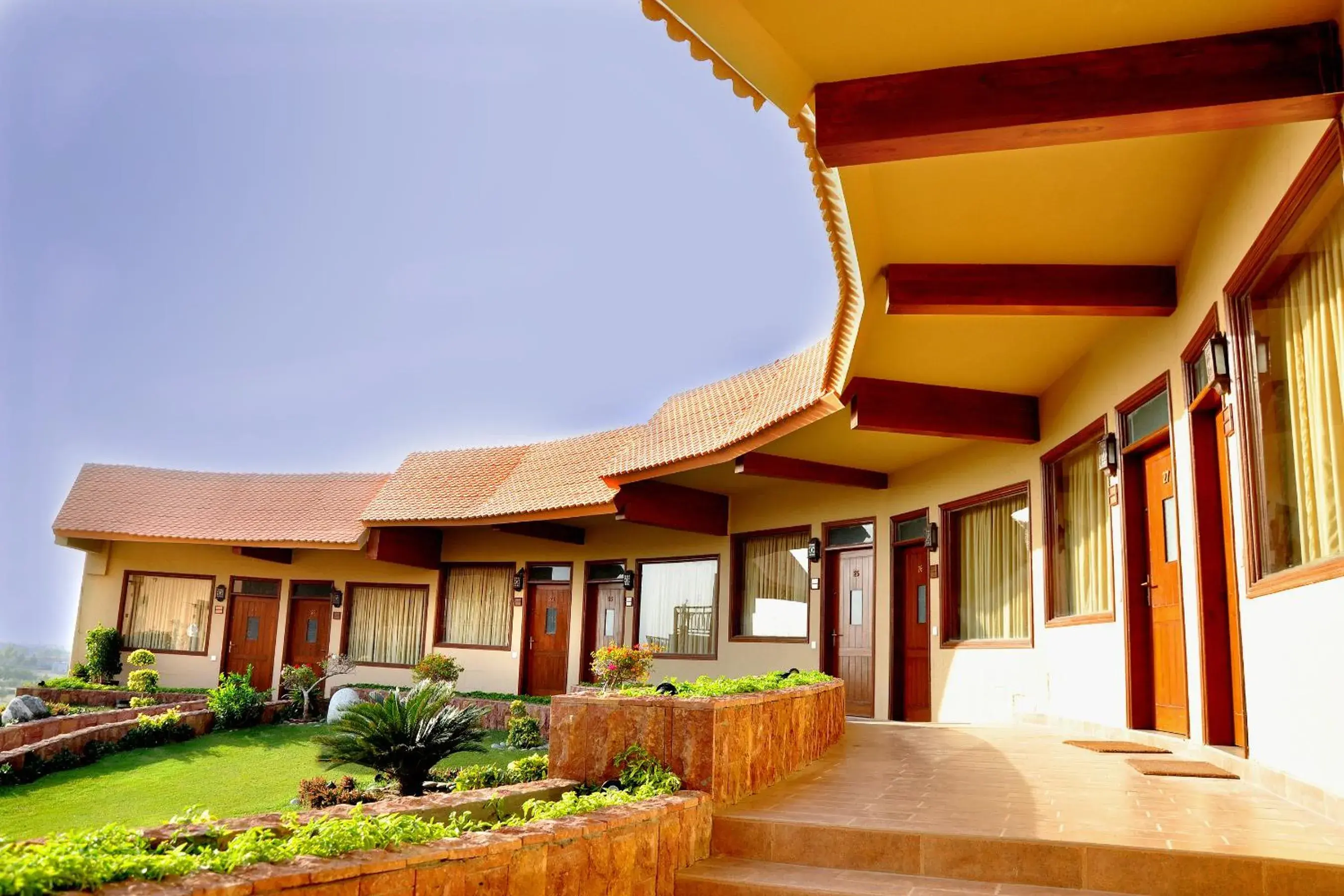 Facade/entrance in Dreamworld Resort, Hotel & Golf Course Facade/entrance in Dreamworld Resort, Hotel & Golf Course