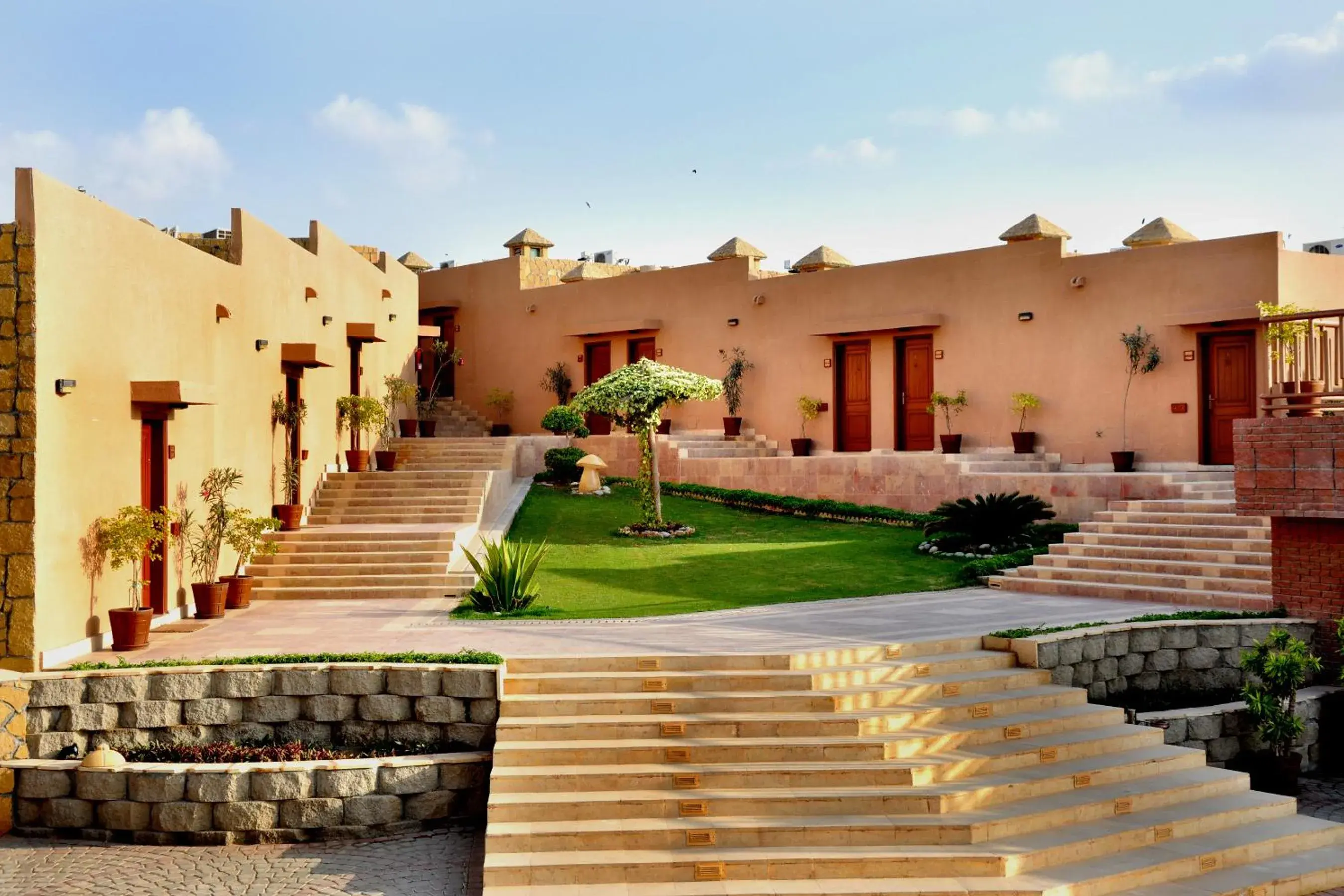 Facade/entrance in Dreamworld Resort, Hotel & Golf Course Facade/entrance in Dreamworld Resort, Hotel & Golf Course