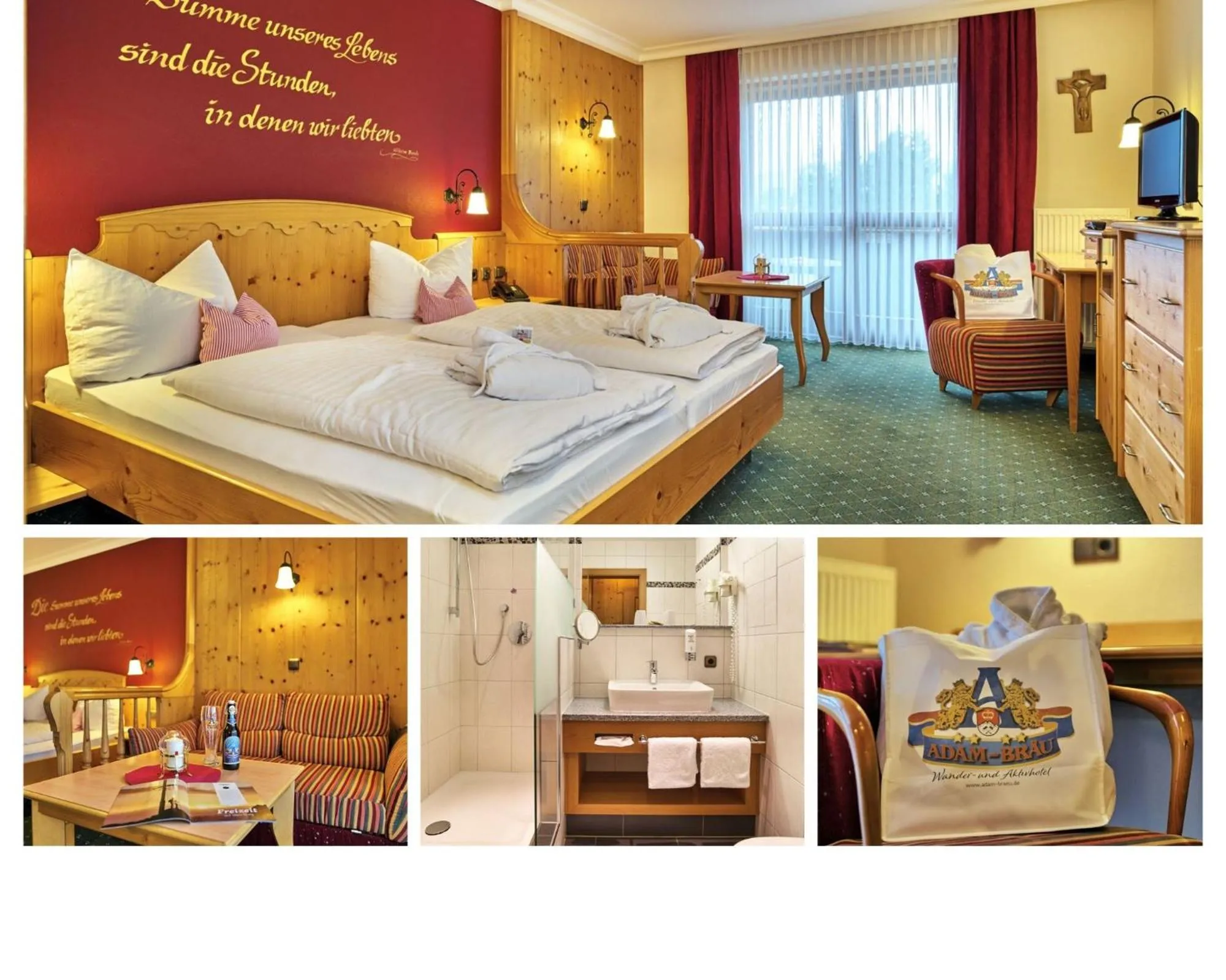 Photo of the whole room, Bed in Wellness- und Bierhotel Adam Bräu