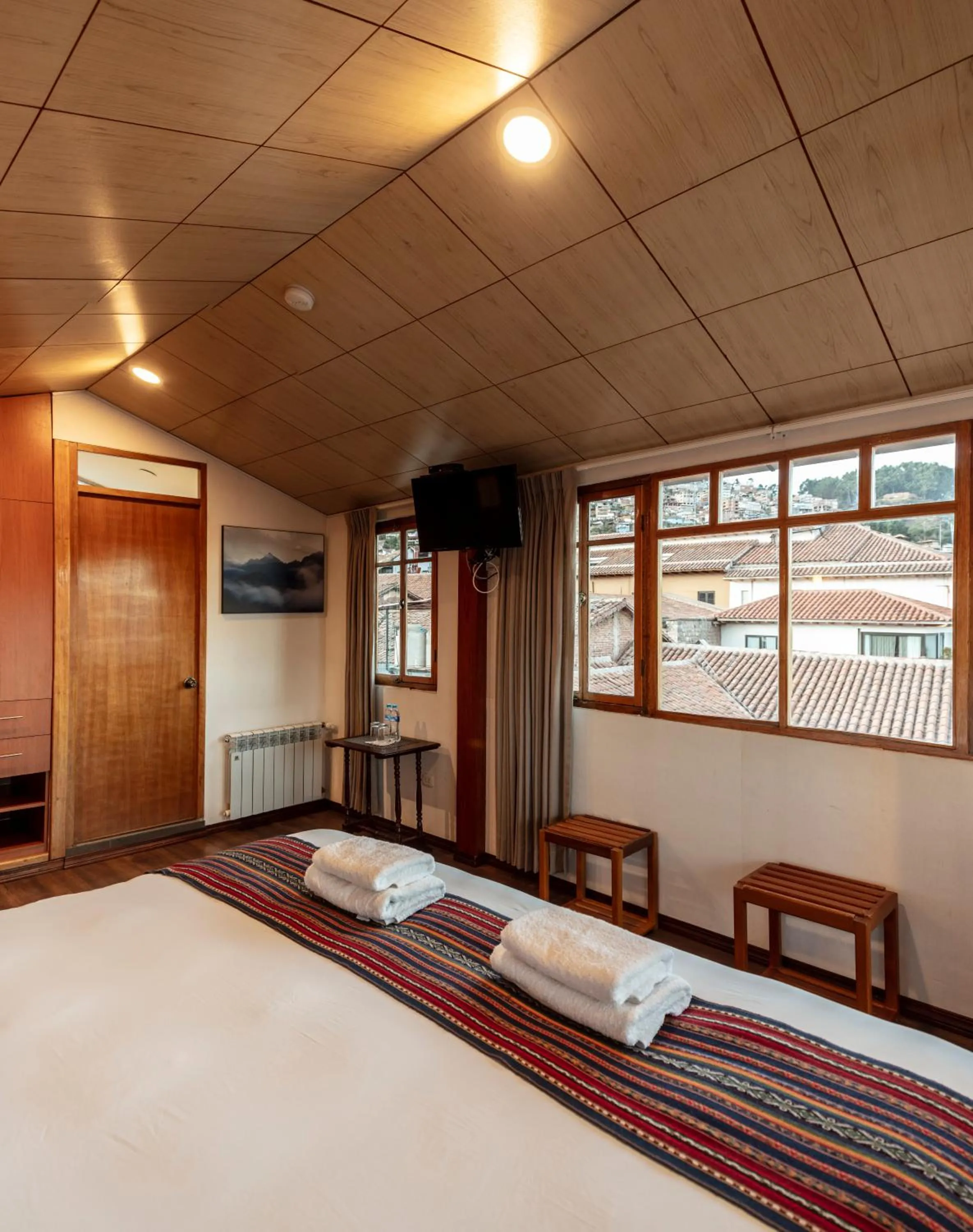 Photo of the whole room, Bed in MOAF Cusco Boutique Hotel