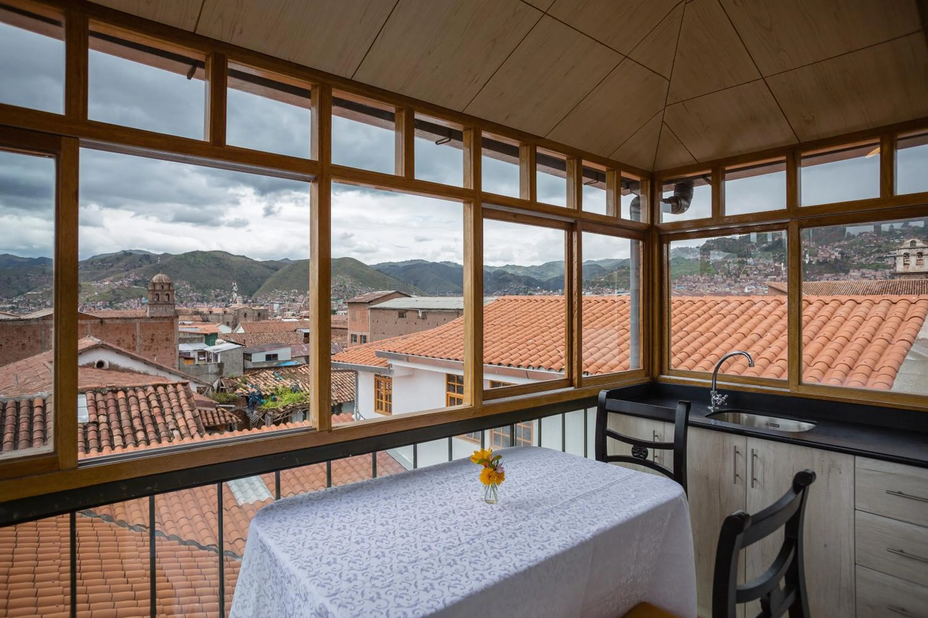 Balcony/Terrace in MOAF Cusco Boutique Hotel