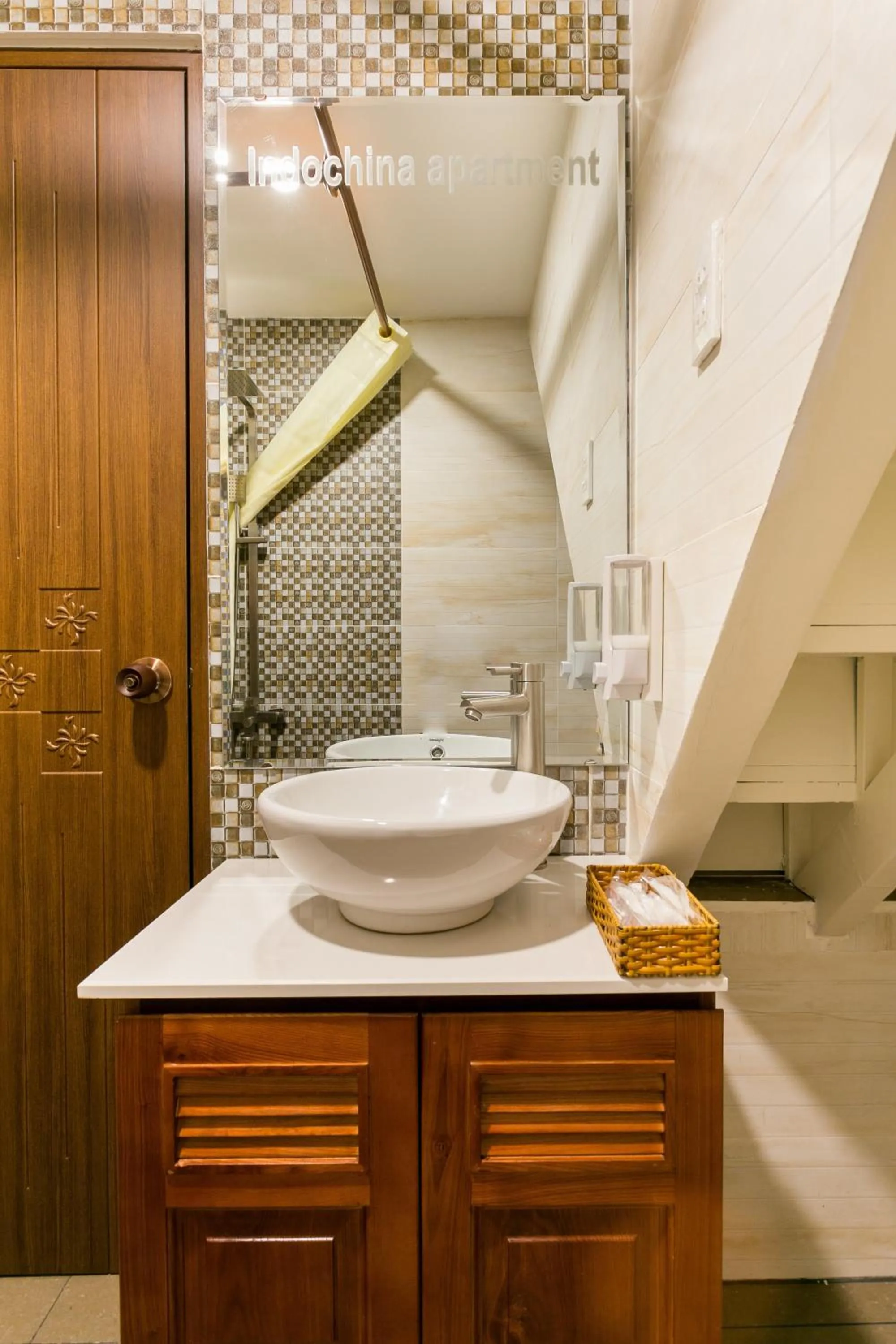 Bathroom in Indochine Ben Thanh Hotel & Apartments