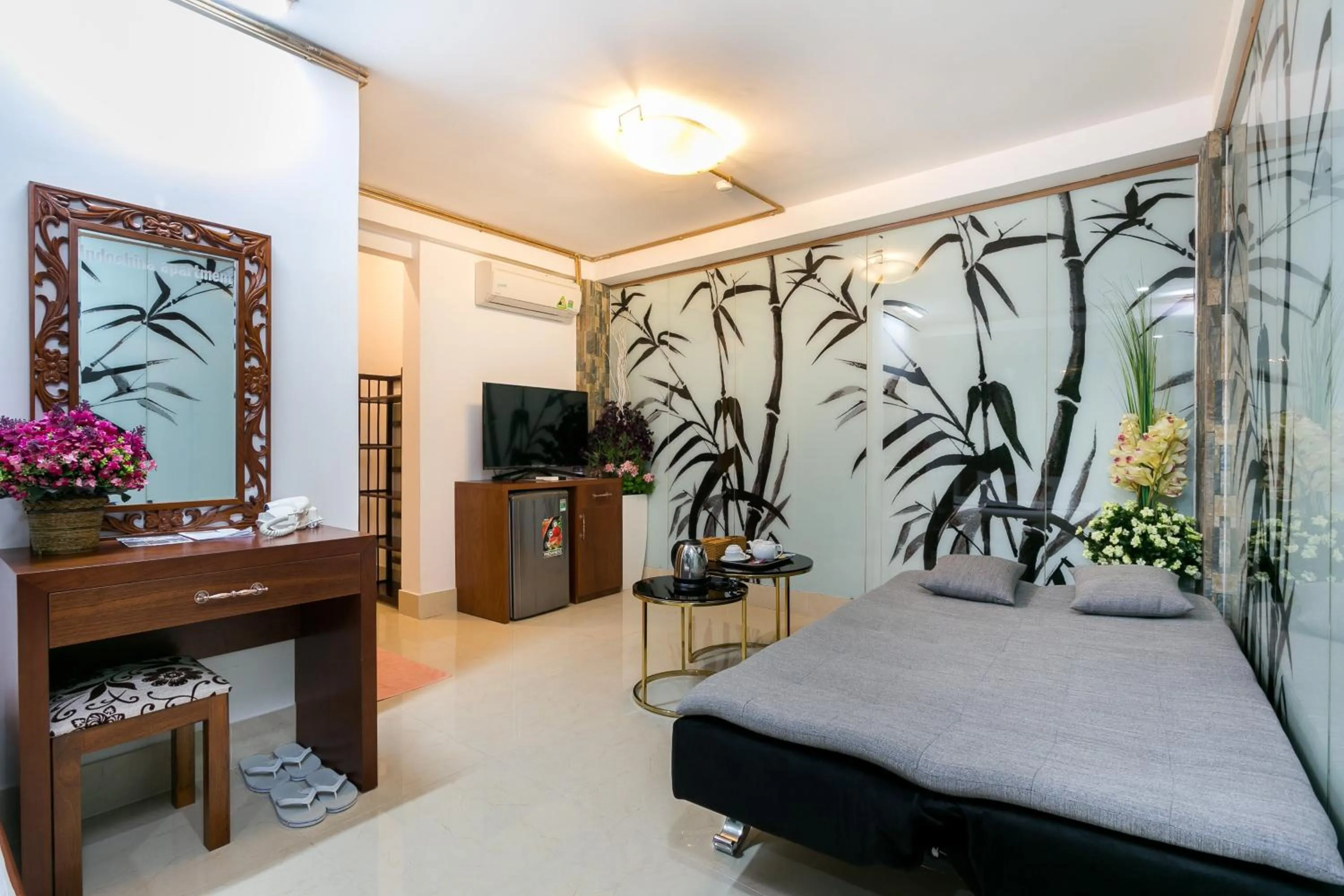 TV and multimedia, Bed in Indochine Ben Thanh Hotel & Apartments