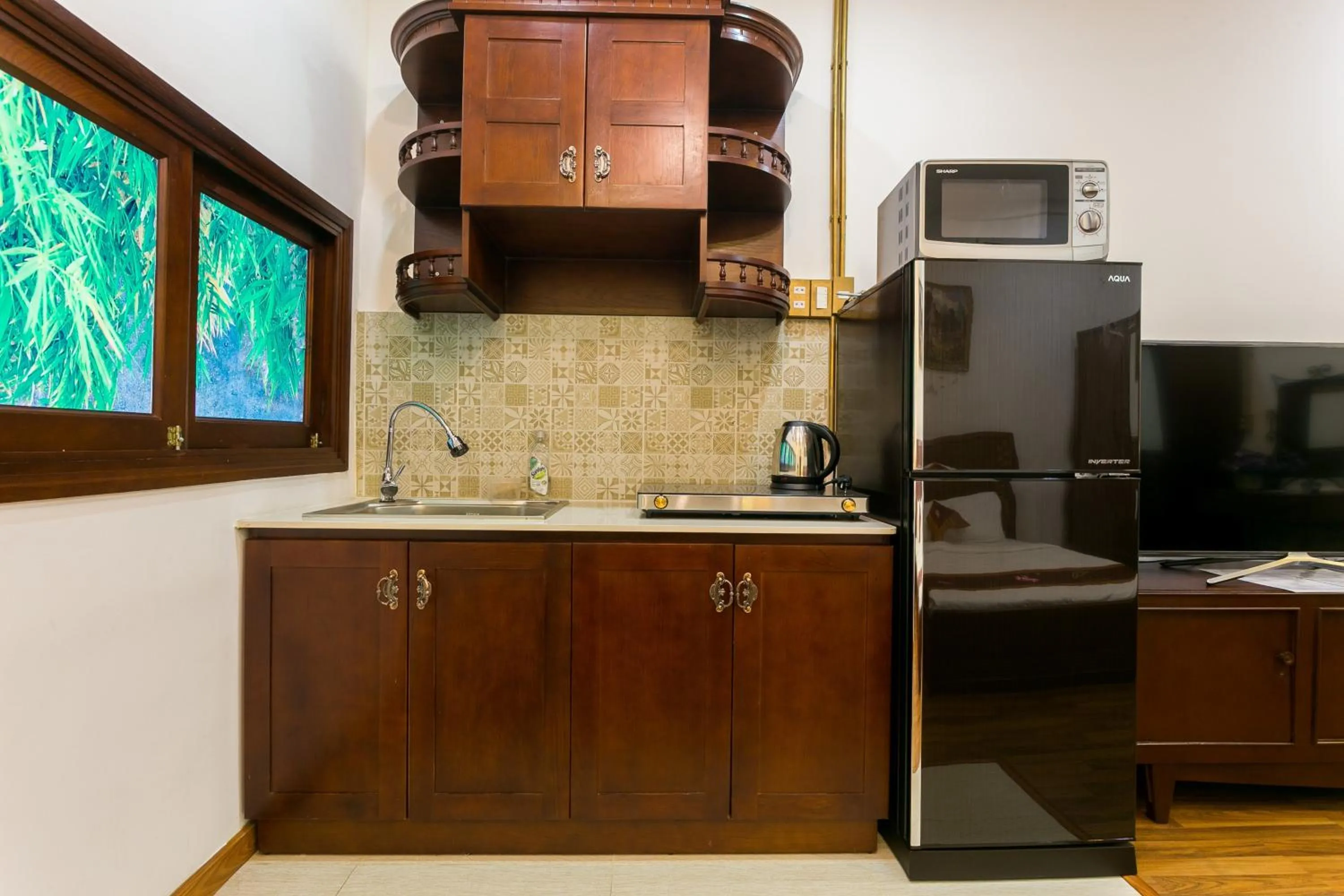 Kitchen or kitchenette in Indochine Ben Thanh Hotel & Apartments