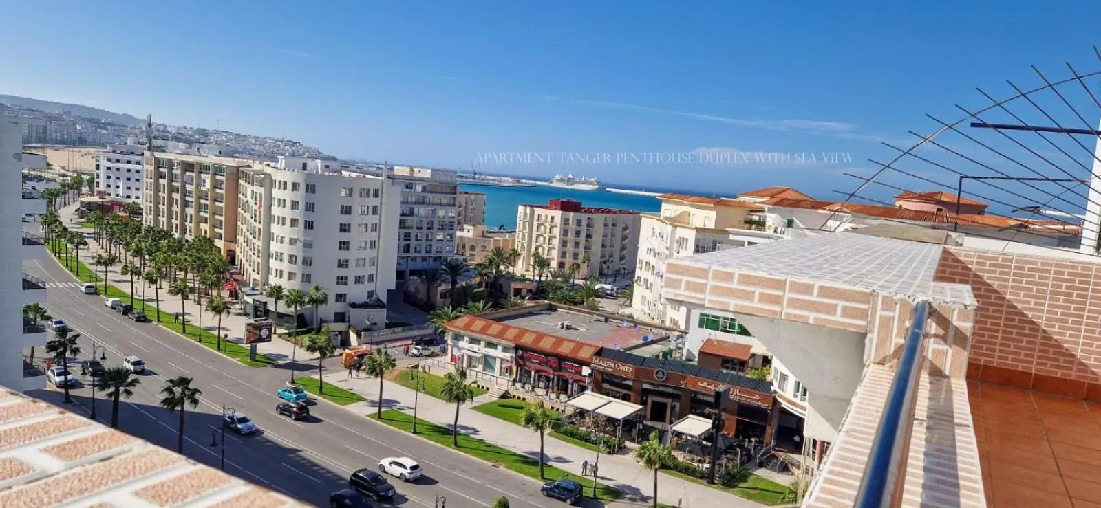 Apartment Tanger Penthouse duplex with sea view