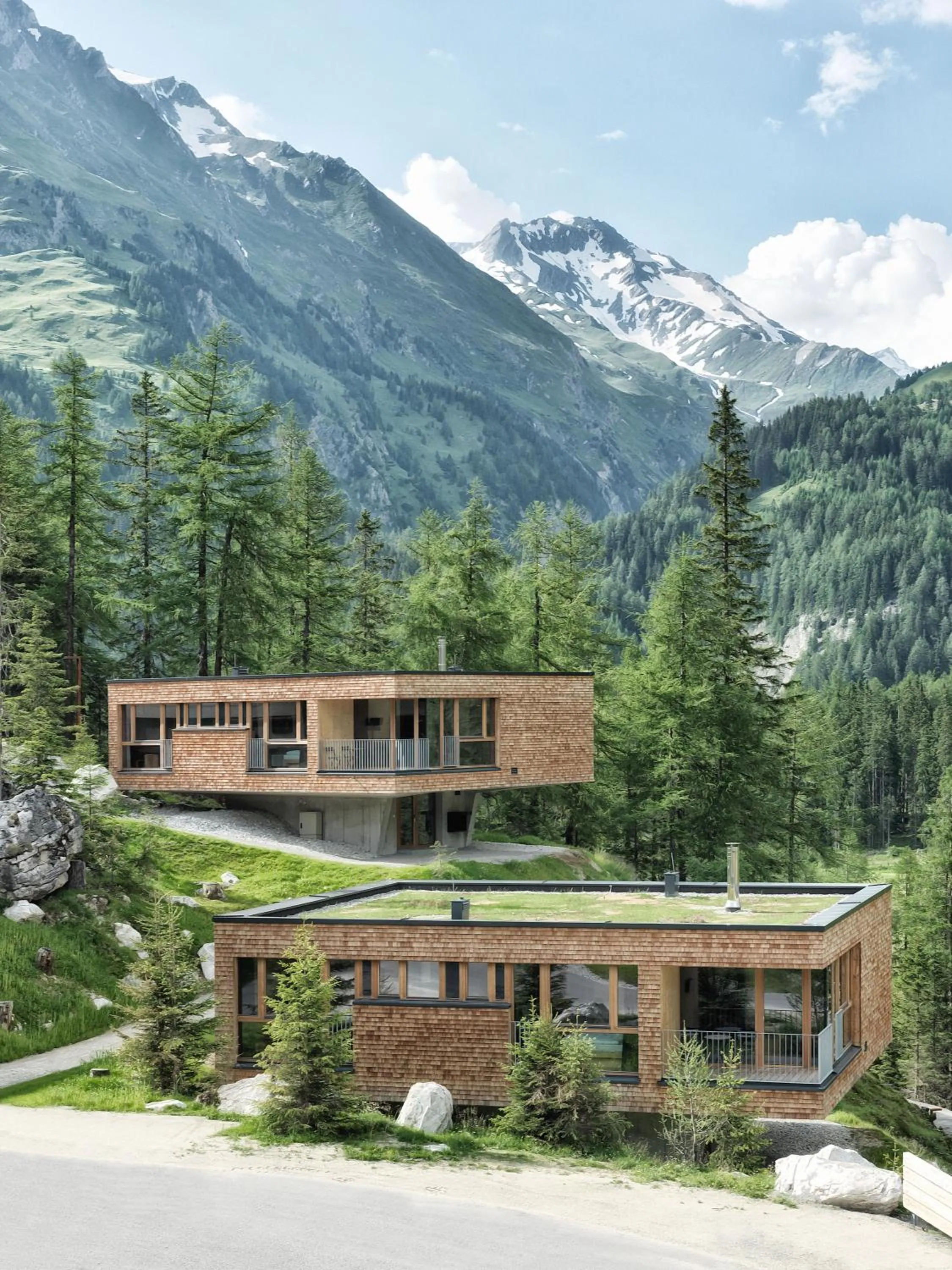 Property building in Gradonna Mountain Resort Chalets & Hotel