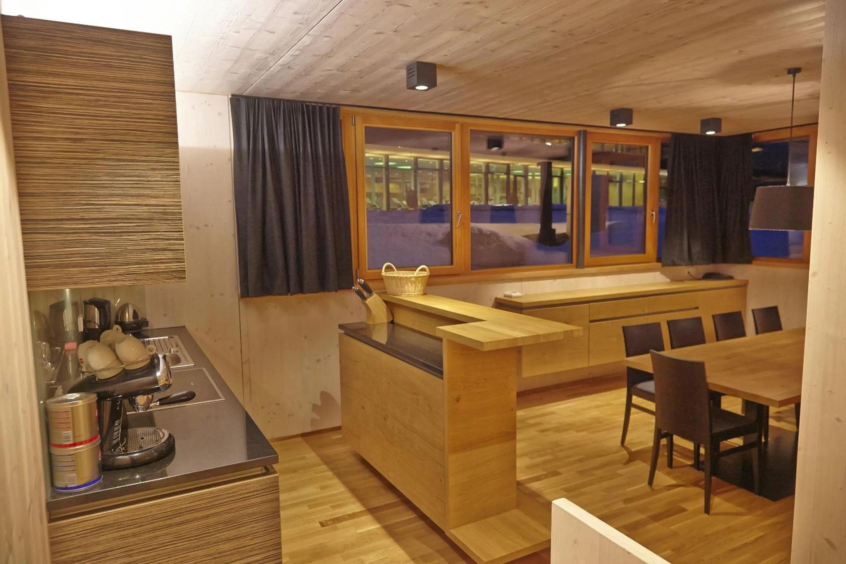Kitchen or kitchenette in Gradonna Mountain Resort Chalets & Hotel