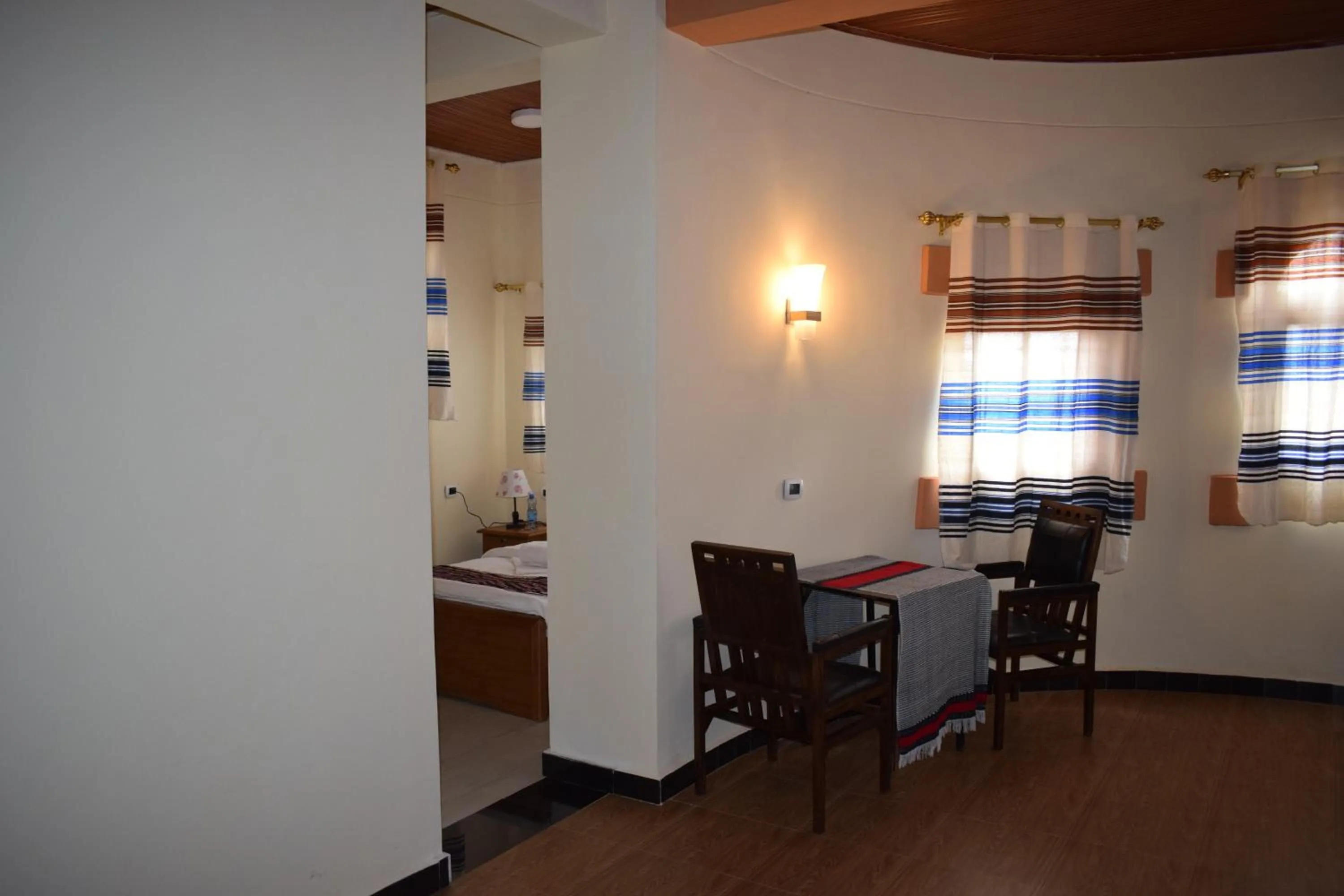 Bed in Bete Serkie Lalibela