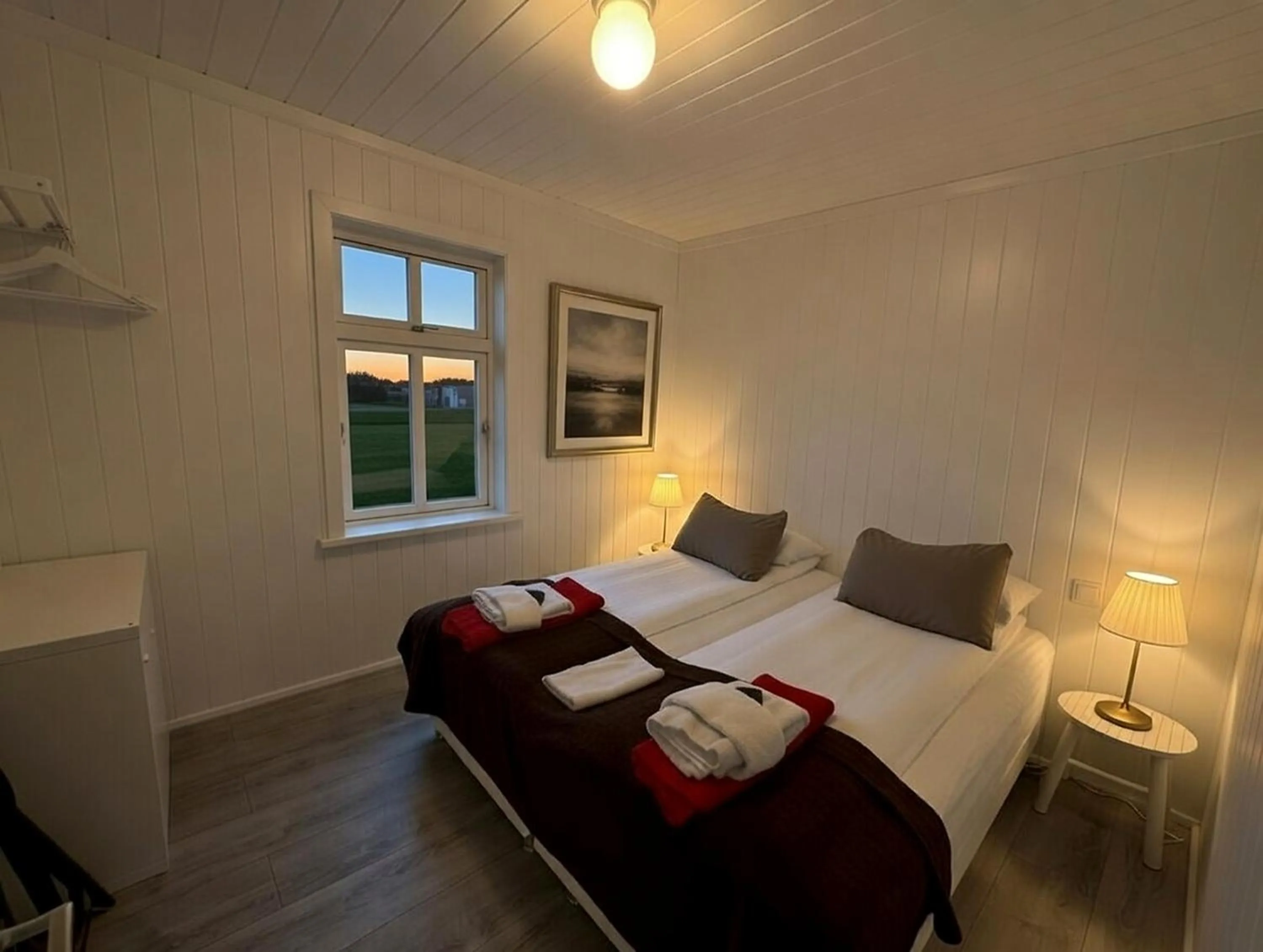 Bed in Hótel Lækur