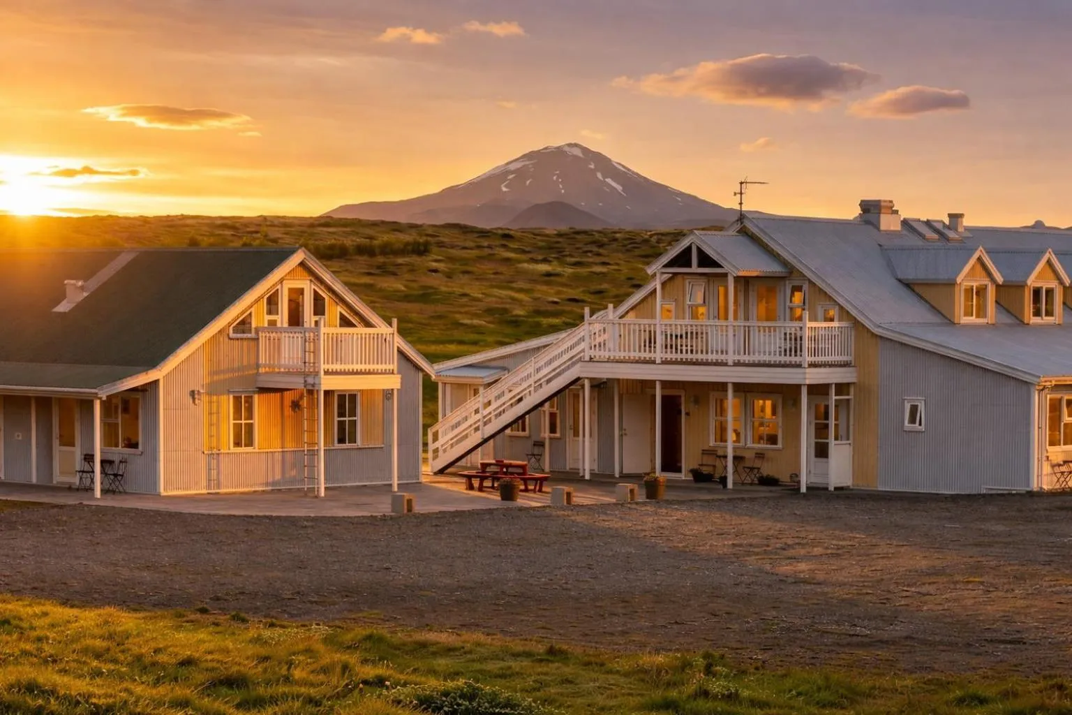 Property building in Hótel Lækur