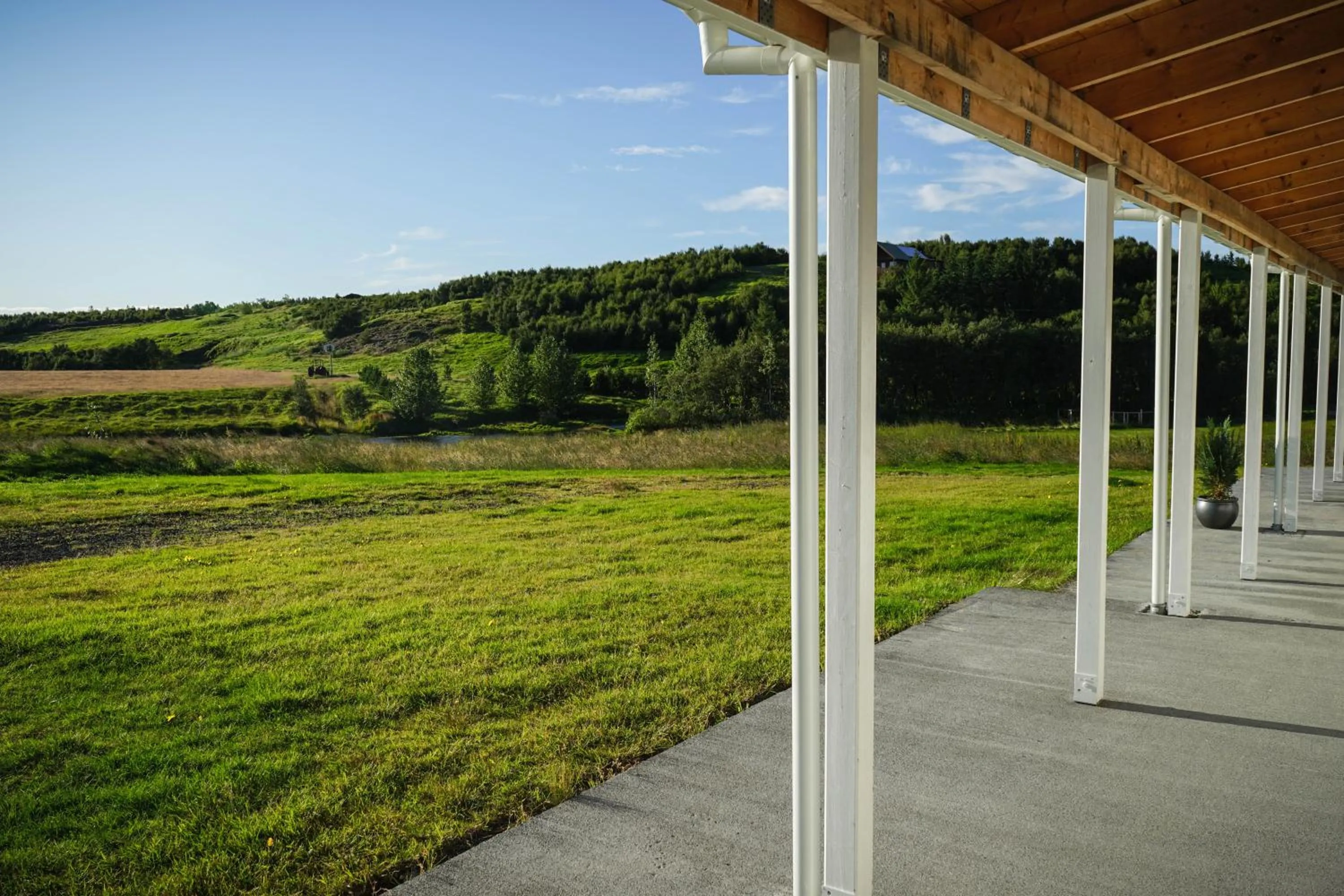 Garden in Hótel Lækur