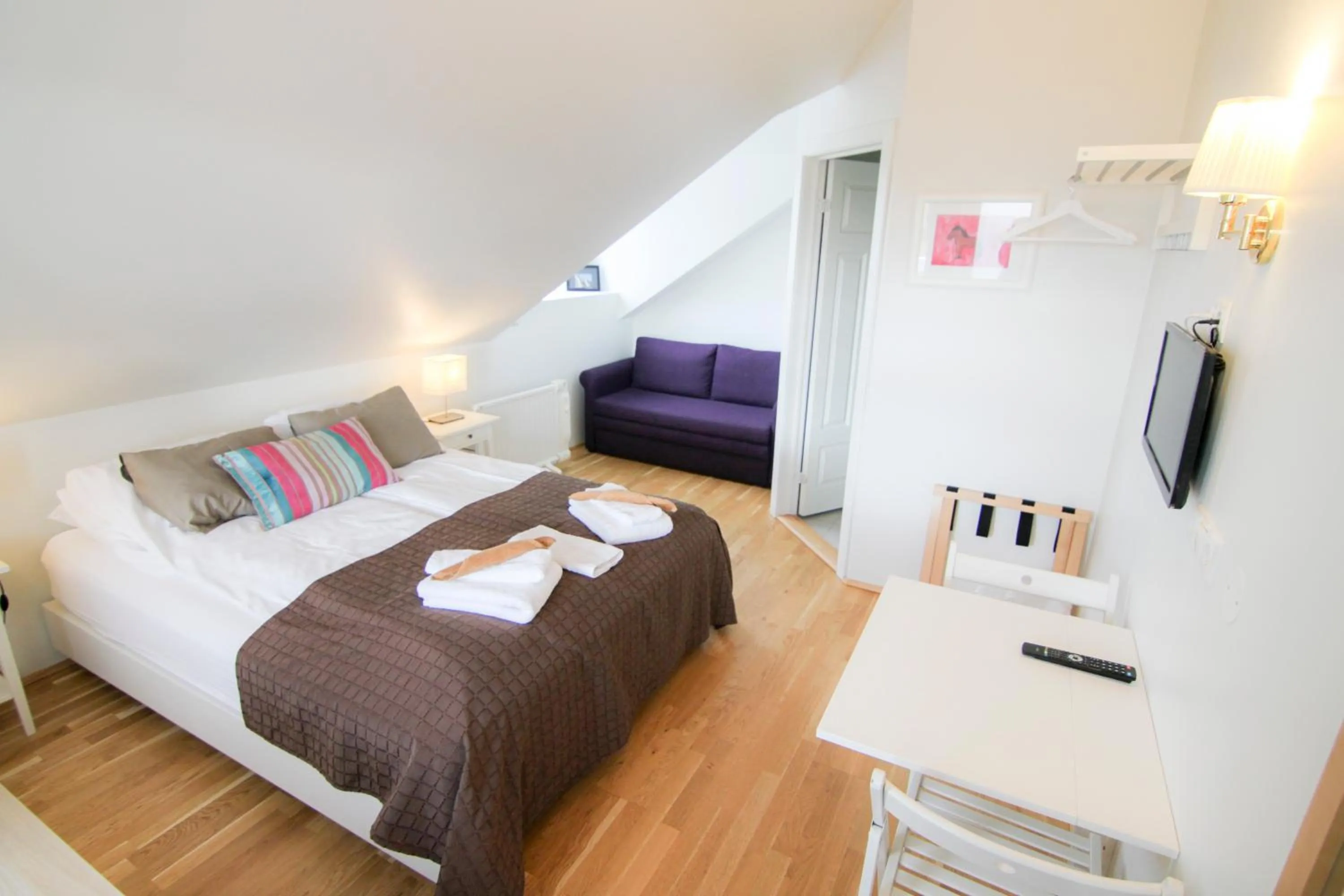 Bed in Hótel Lækur