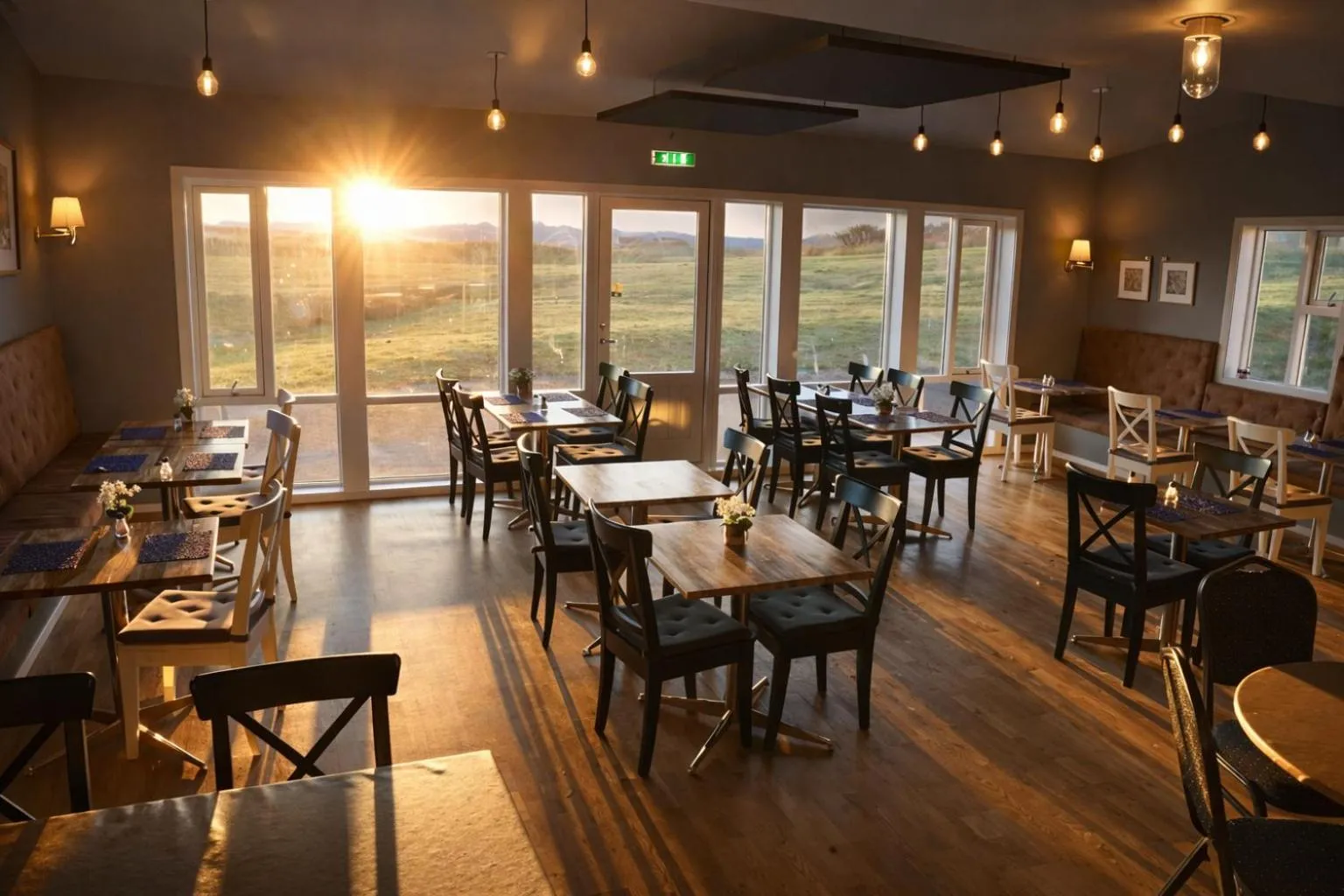 Restaurant/places to eat in Hótel Lækur