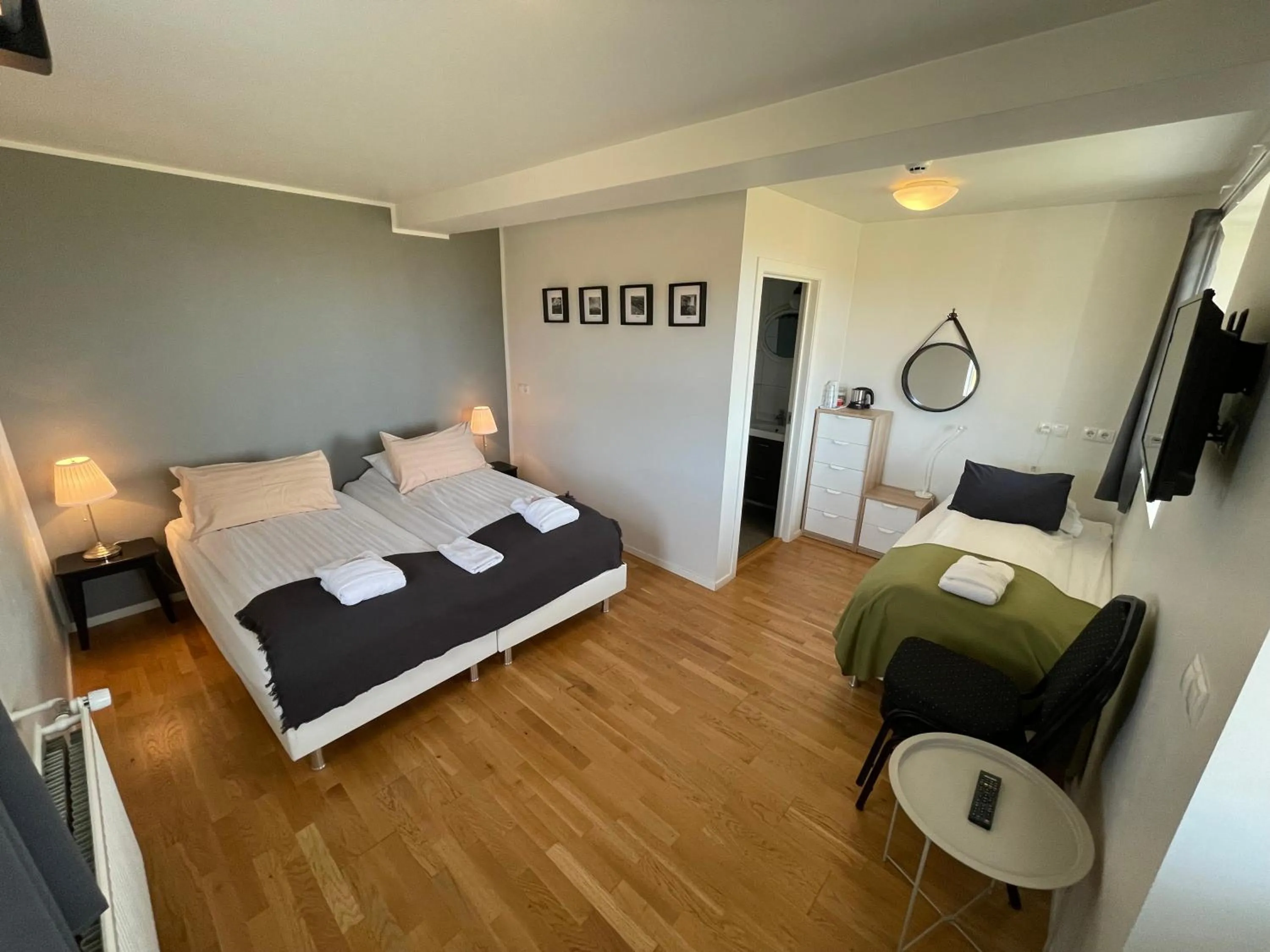 Bed in Hótel Lækur