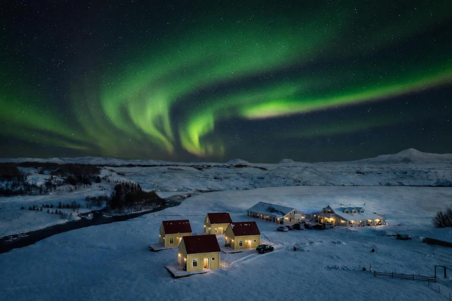 Property building in Hótel Lækur