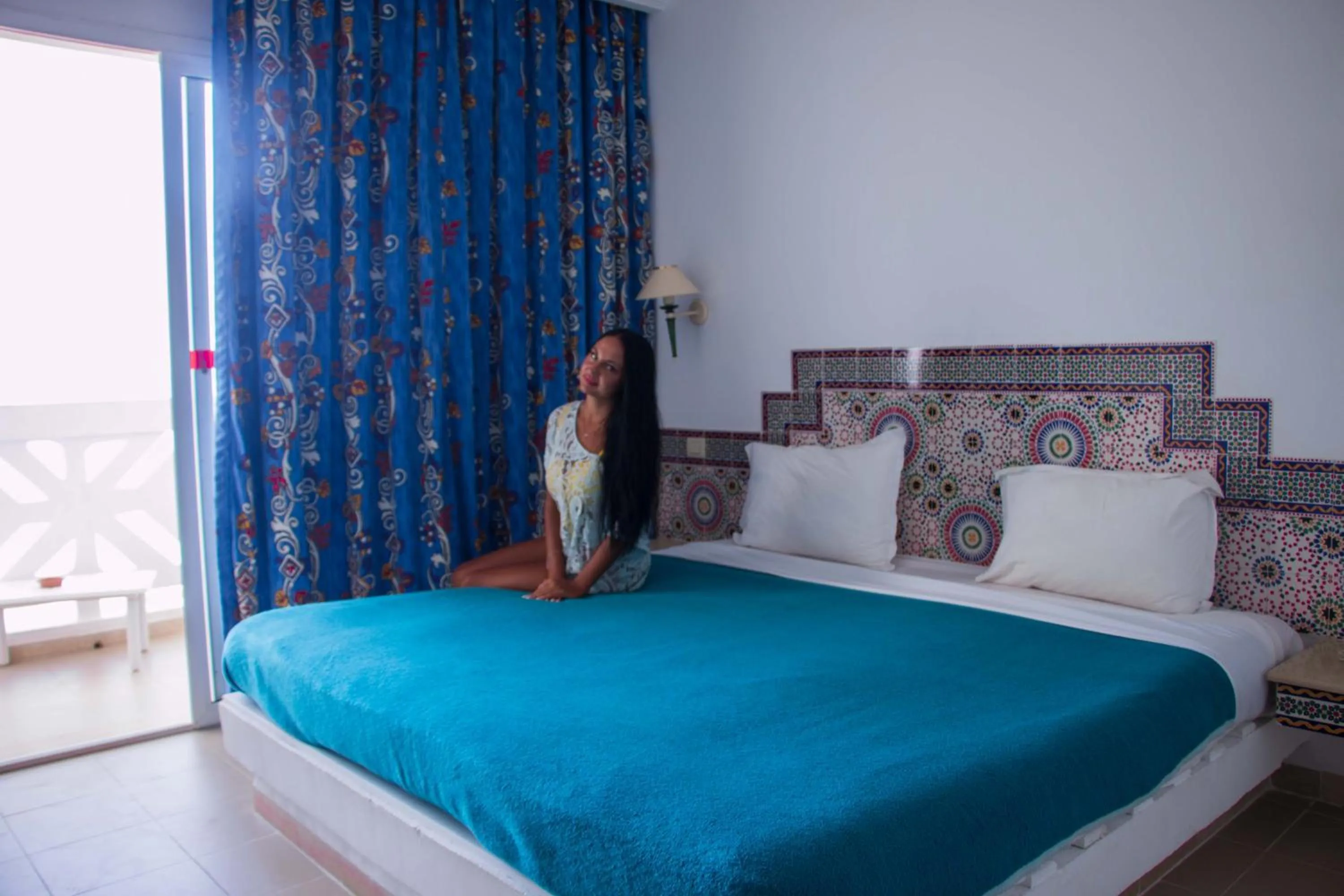 Bed in Hotel Dreams Beach