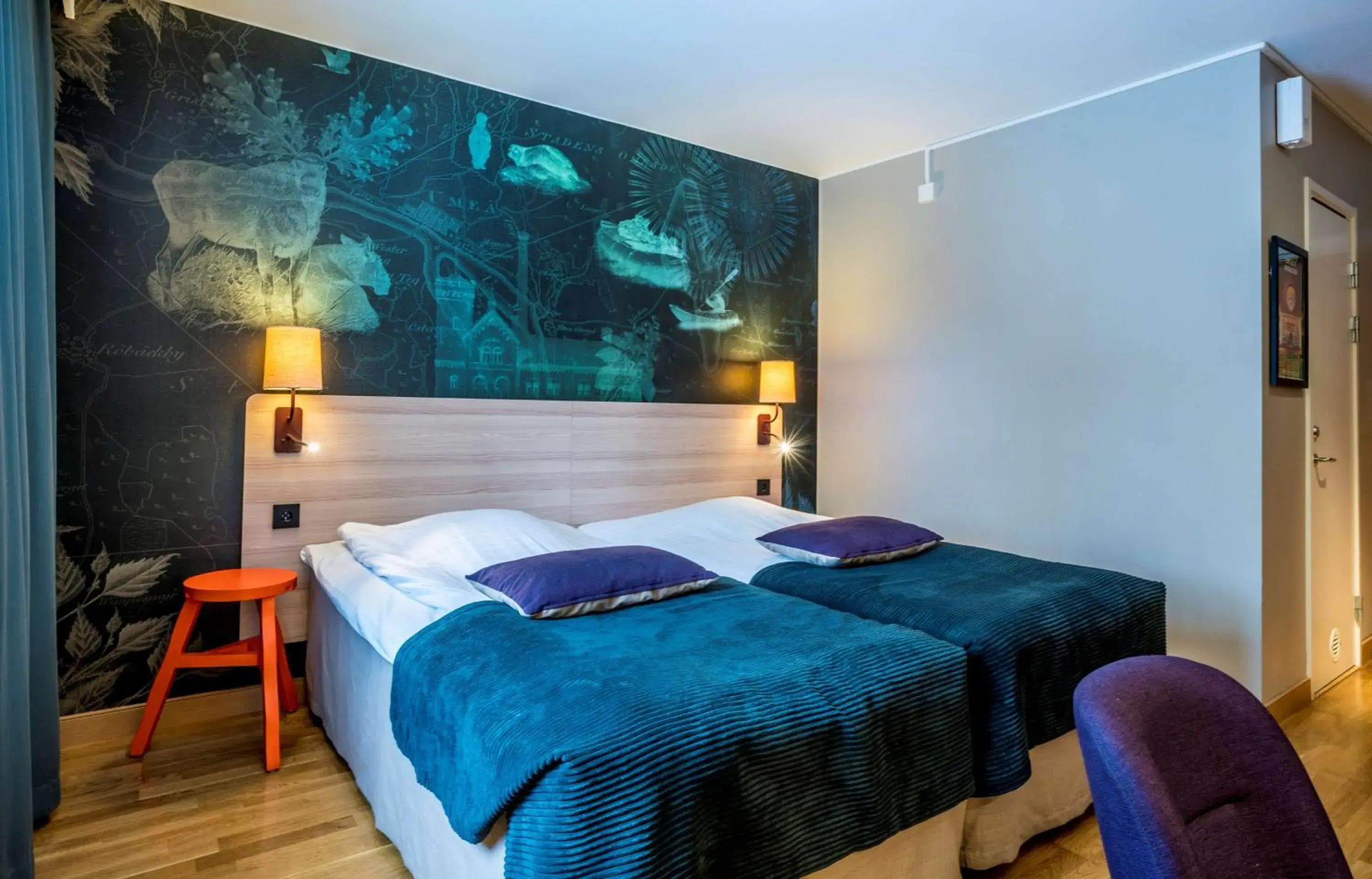 Bedroom, Bed in Scandic Umeå Syd Bedroom, Bed in Scandic Umeå Syd