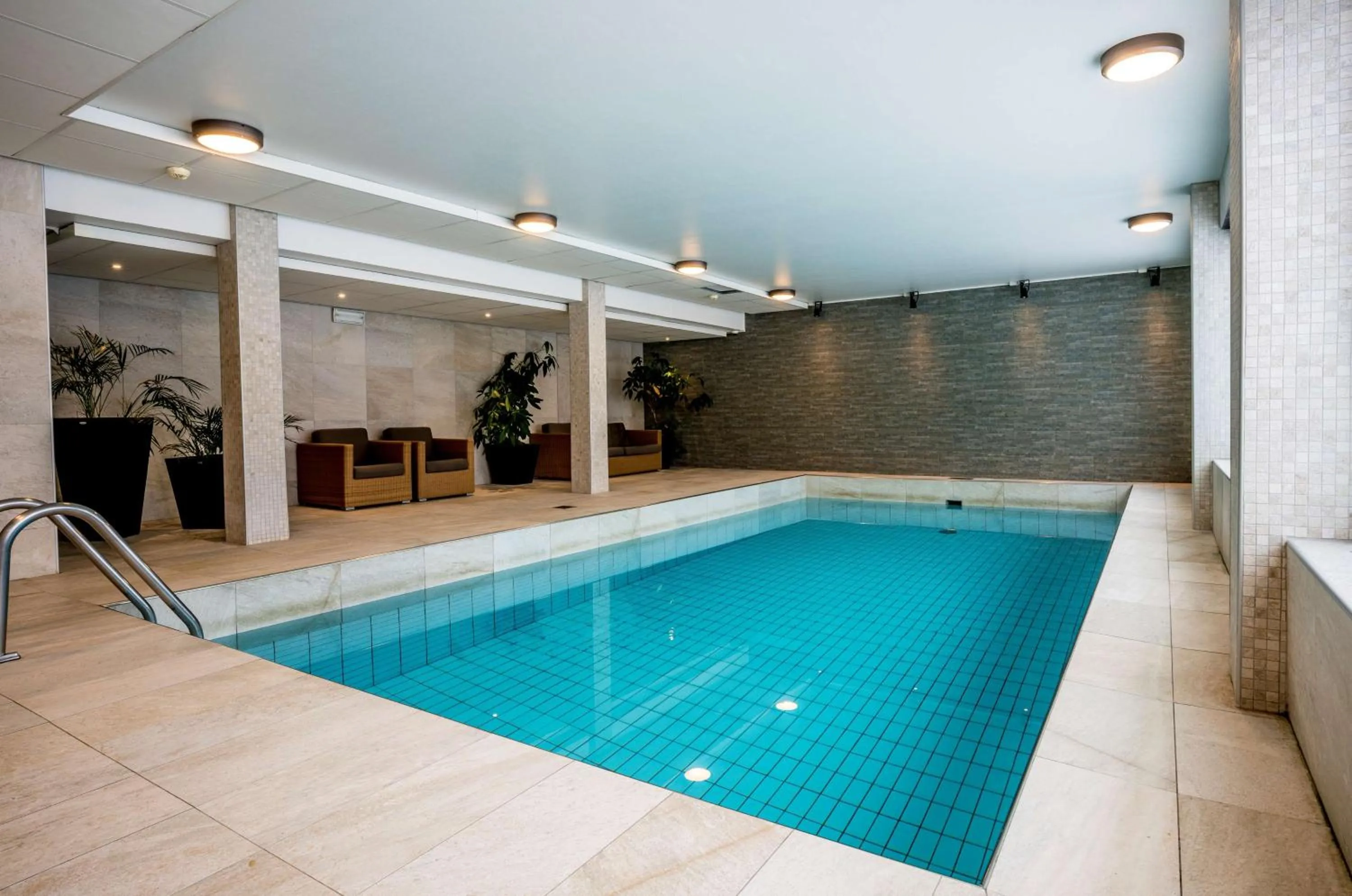 Pool view in Scandic Umeå Syd
