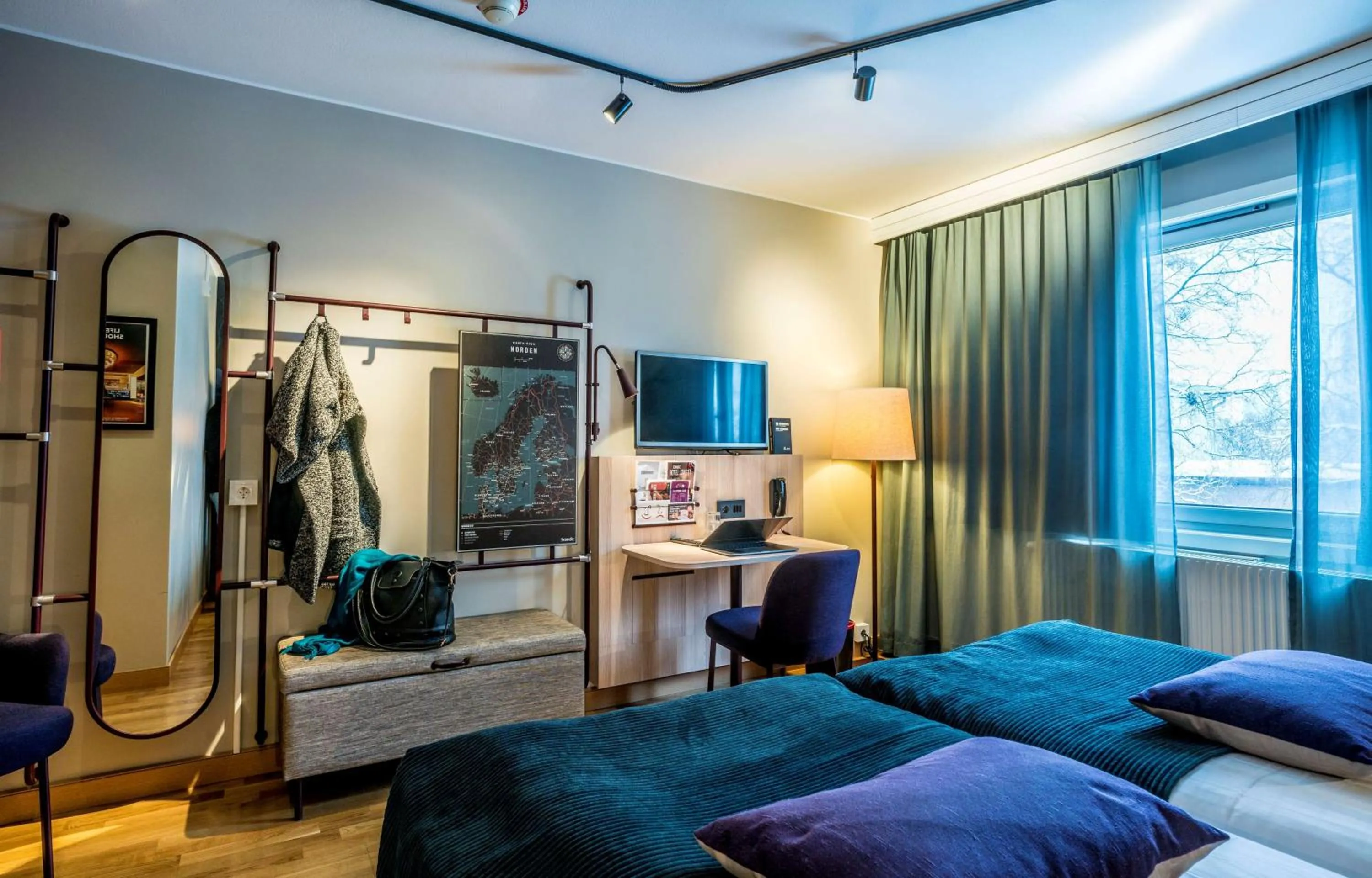 Bedroom, Bed in Scandic Umeå Syd