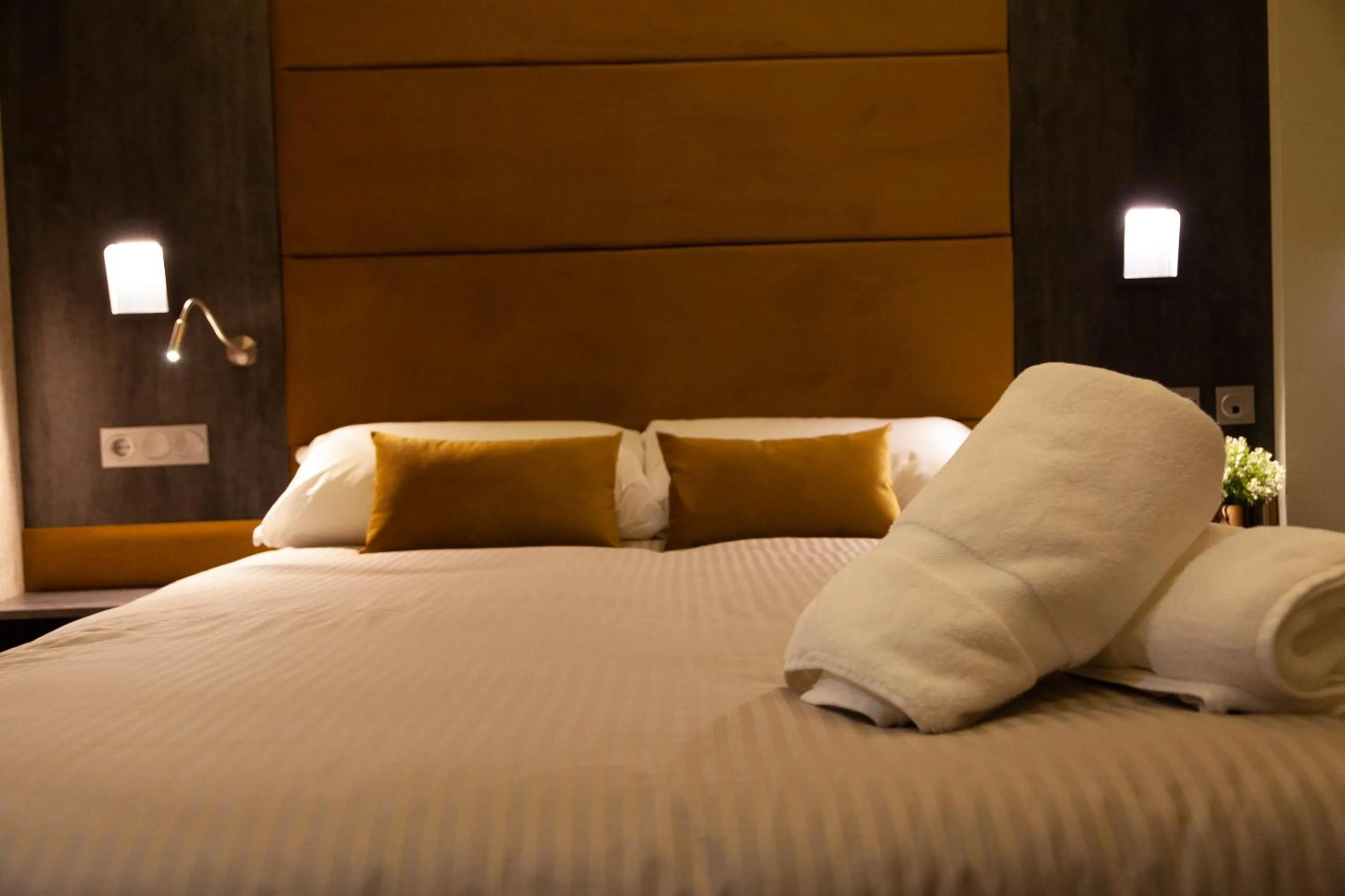 Bed in Hercules Boutique Hotel