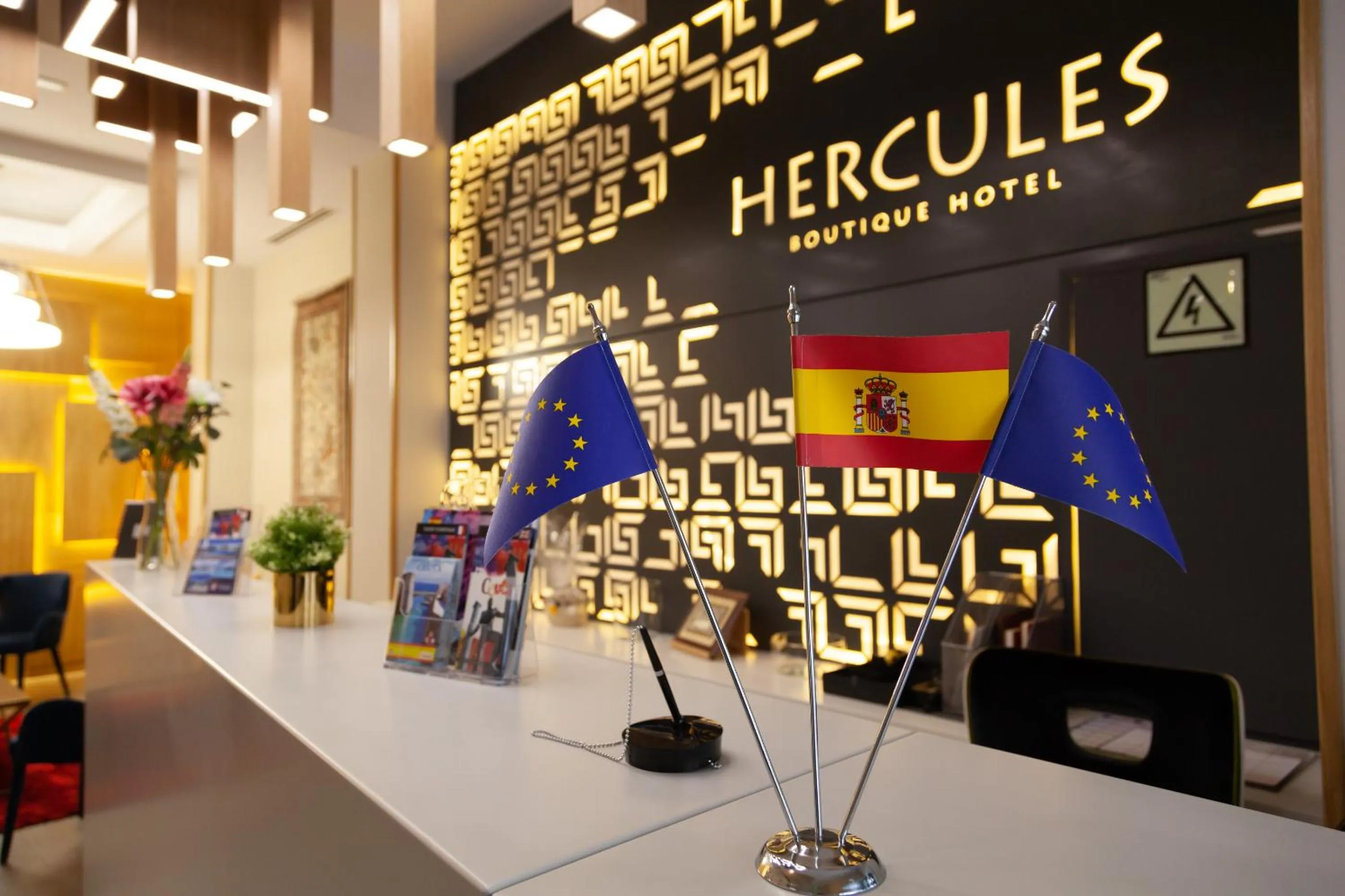 Property logo or sign in Hercules Boutique Hotel