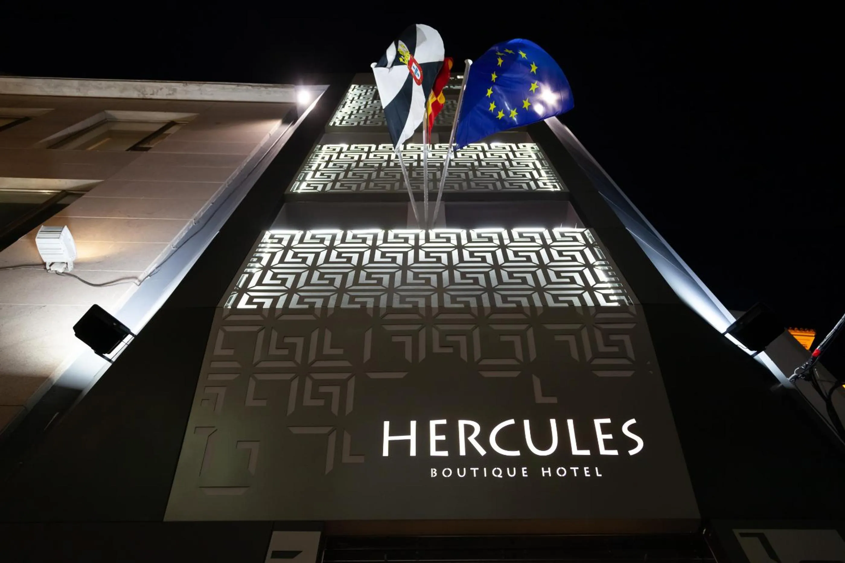Facade/entrance in Hercules Boutique Hotel