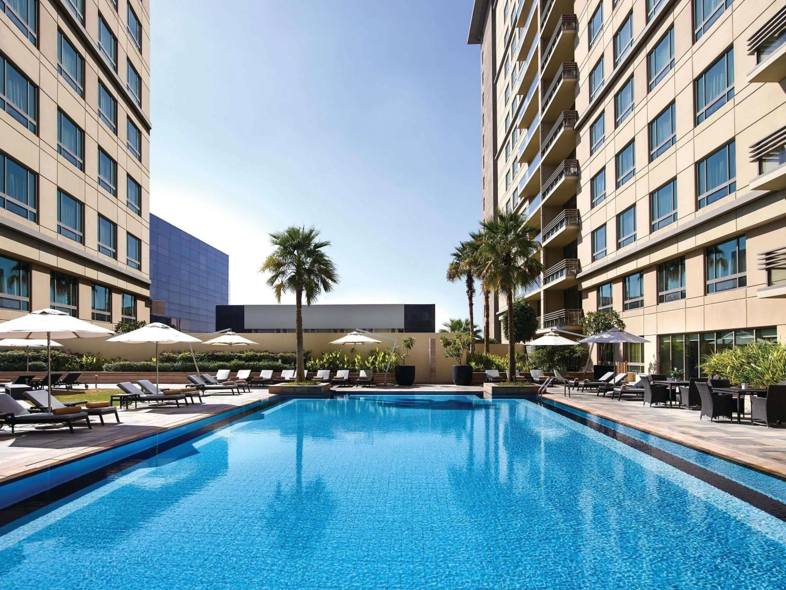 Pool view in Swissôtel Living Al Ghurair Dubai - Deira - Apartments